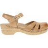 Womens Dansko Dansko Margreta Women's Mary Jane Clogs Honey Distressed Honey Distressed