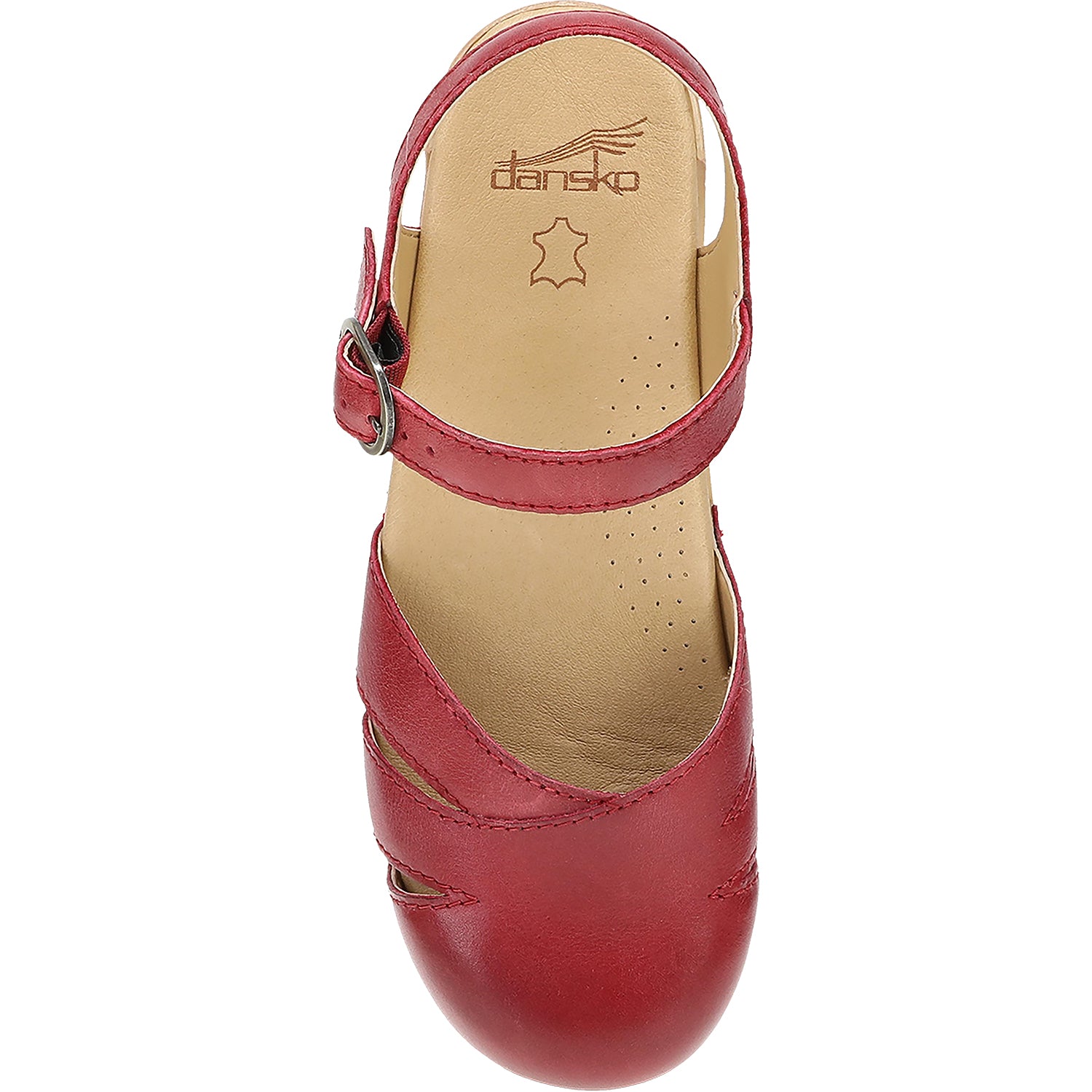 Womens Dansko Dansko Margreta Mary Jane Clog Women's Casual Shoes Red Red