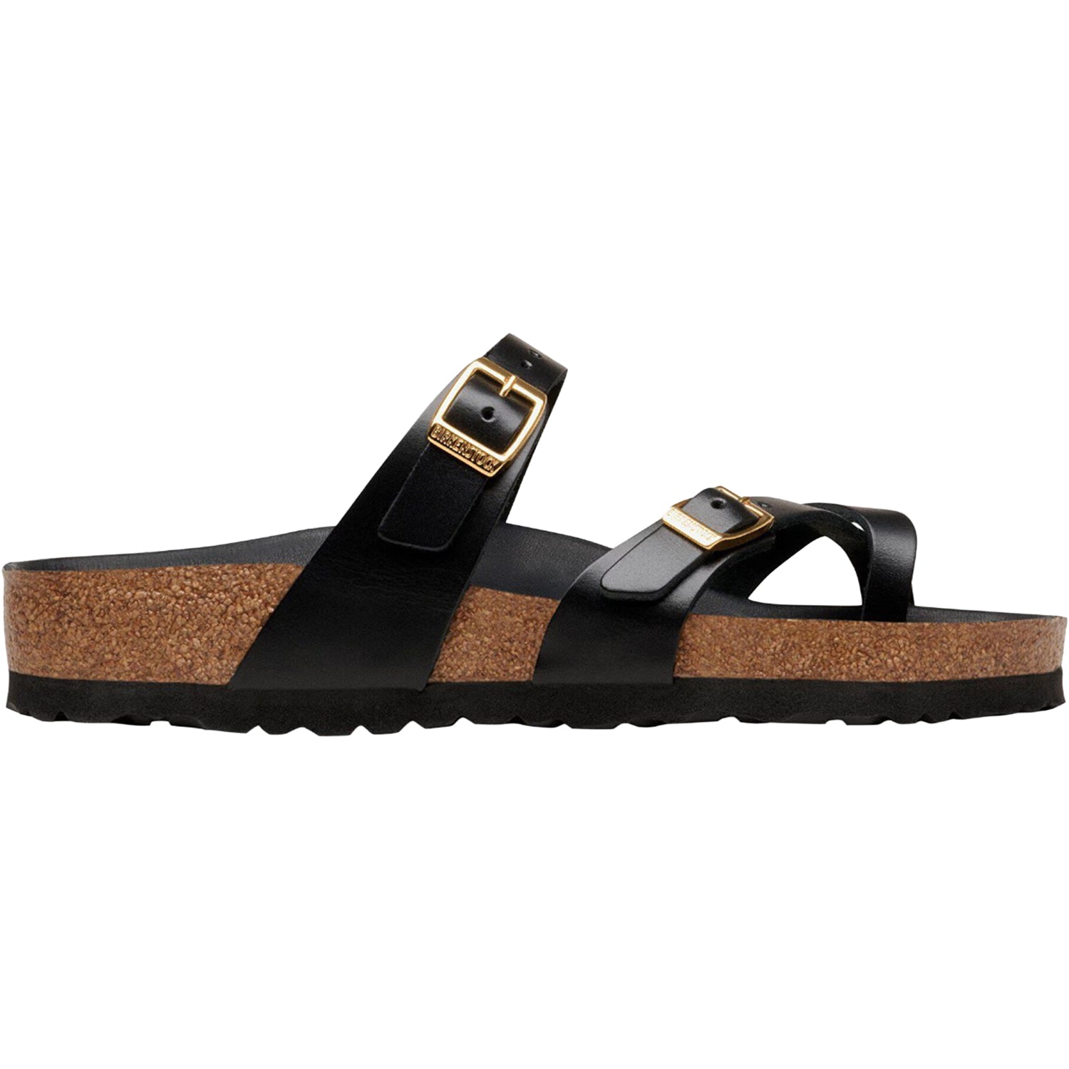 Womens Birkenstock Birkenstock Mayari Amalfi Women's Sandals Black Leather Black Leather