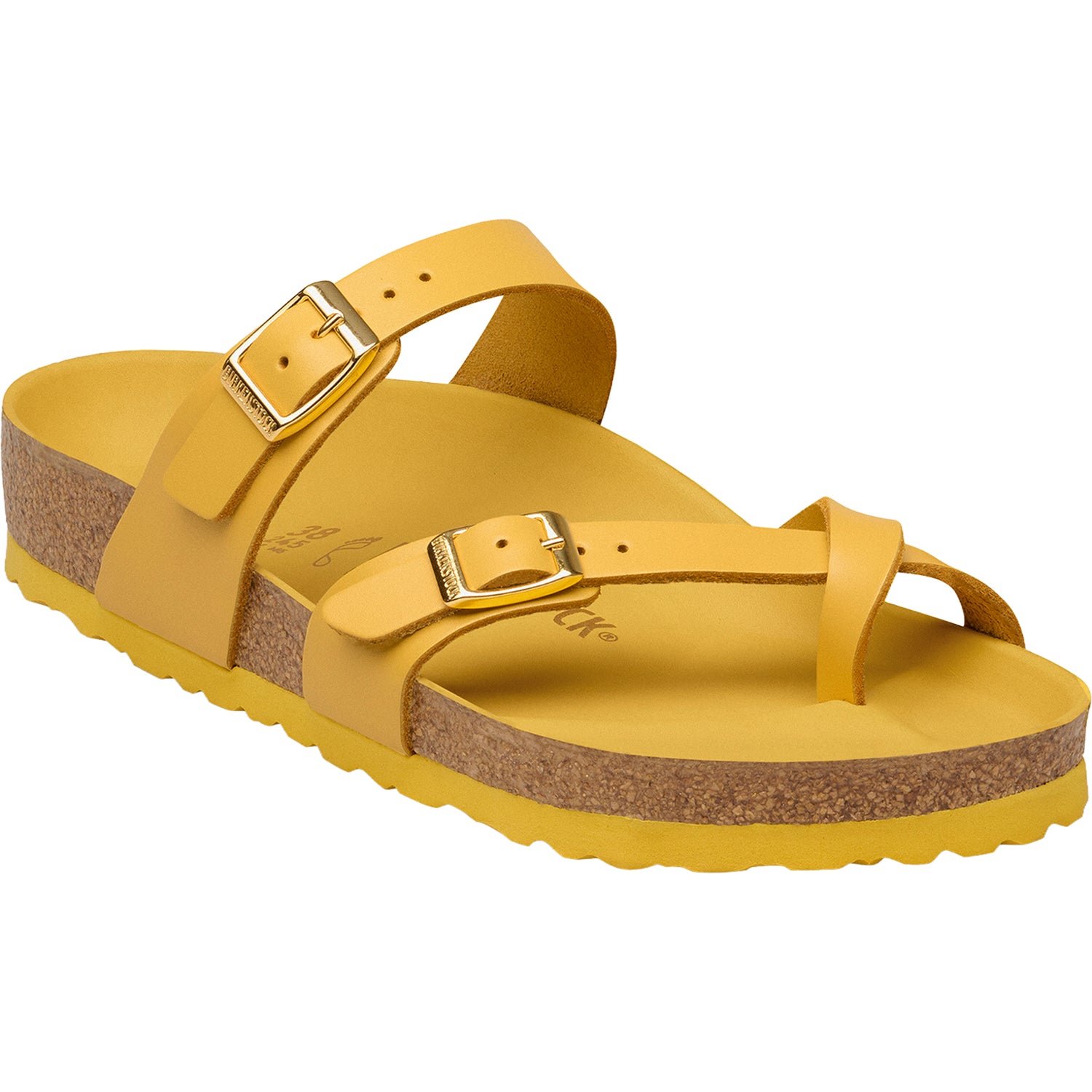 Womens Birkenstock Birkenstock Mayari Amalfi Women's Sandals Ochre Leather Ochre Leather