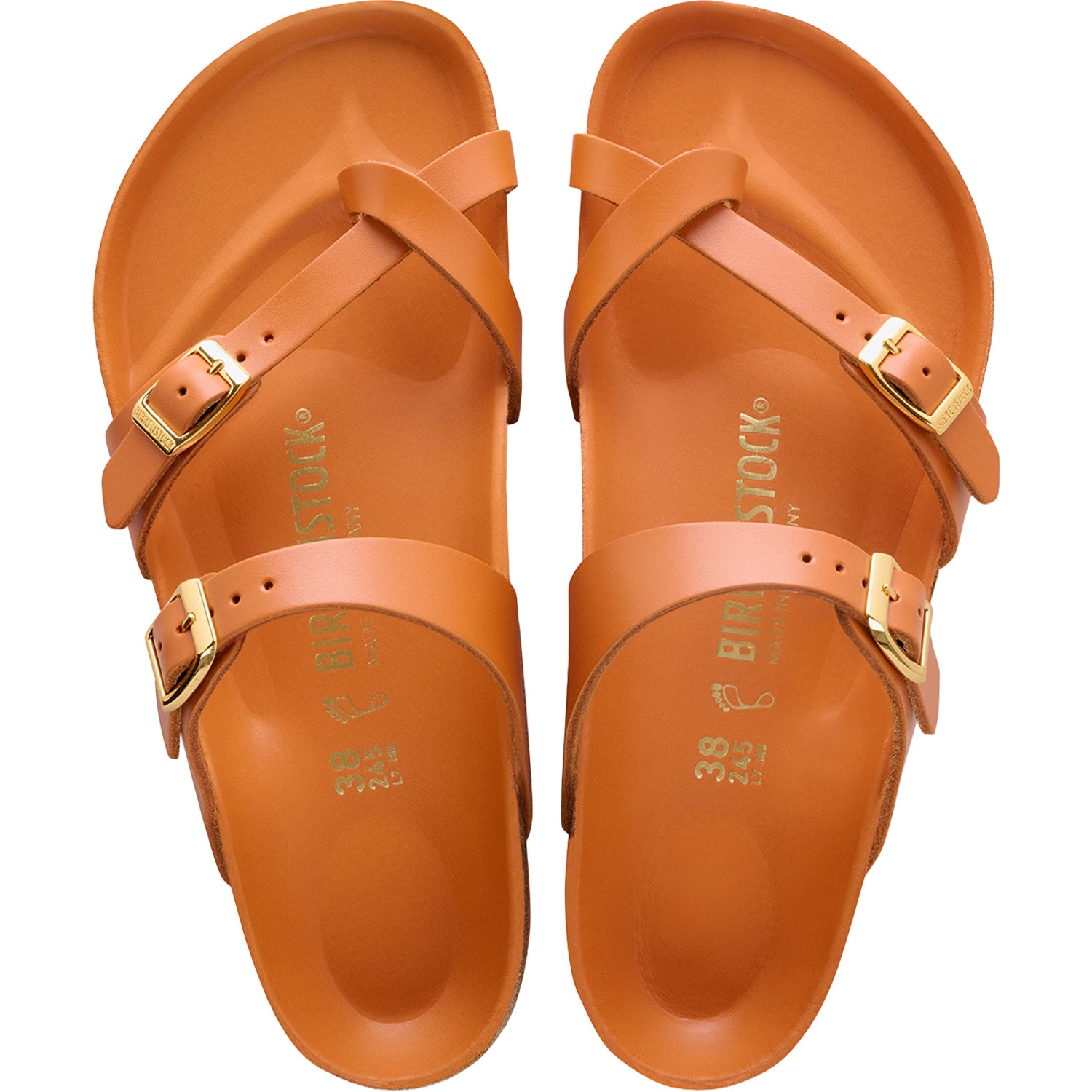 Womens Birkenstock Birkenstock Mayari Amalfi Women's Sandals Kurkuma Leather Kurkuma Leather