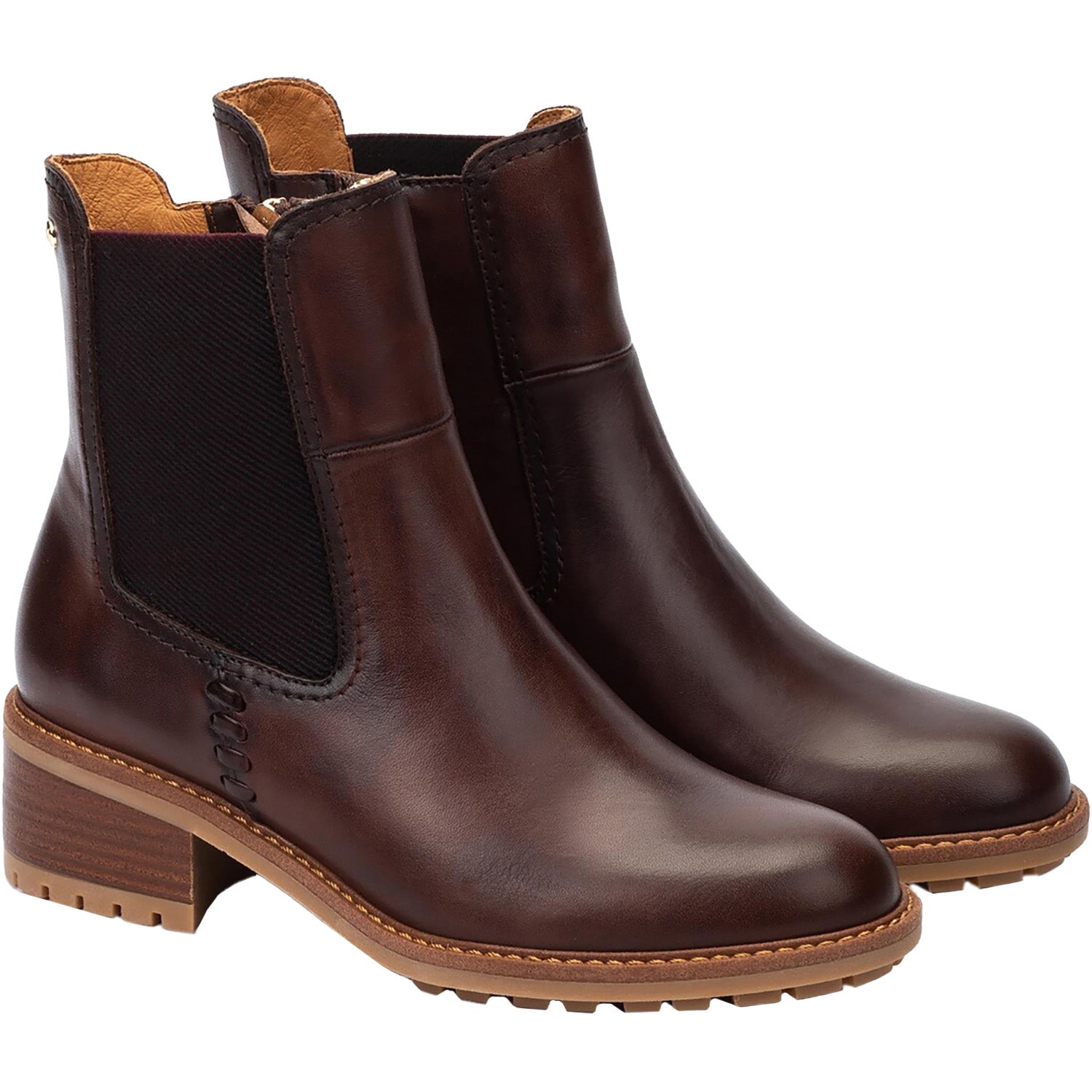 Womens Pikolinos Pikolinos Medina W0D-8792 Women's Dressy Boots Booties Caoba Caoba