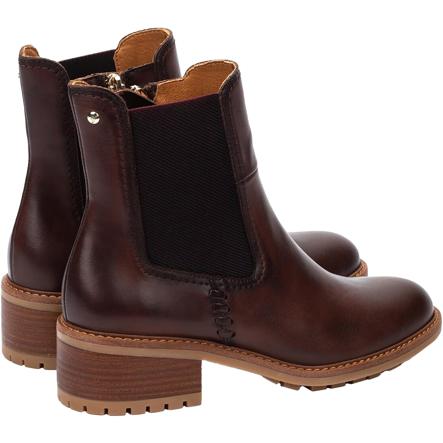 Womens Pikolinos Pikolinos Medina W0D-8792 Women's Dressy Boots Booties Caoba Caoba