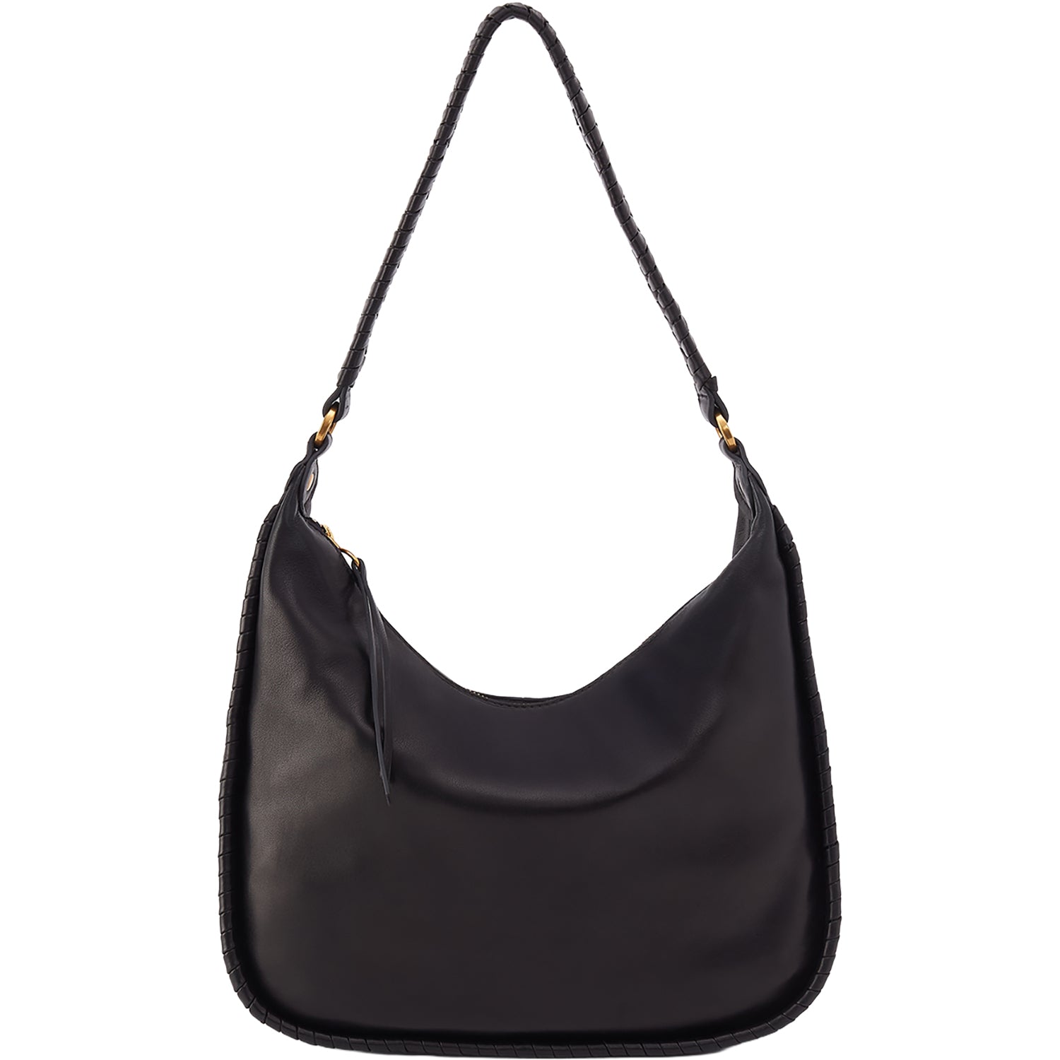 Womens Hobo Hobo Mia Crescent Large Hobo Handbag Black Black