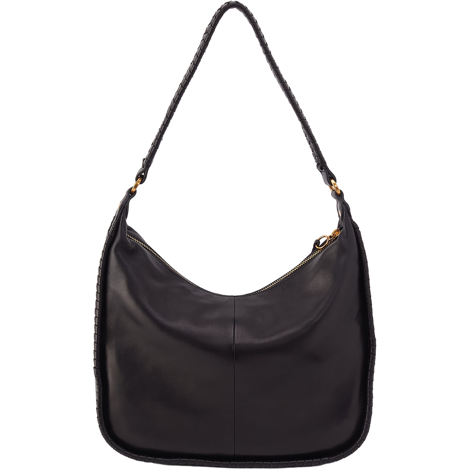 Womens Hobo Hobo Mia Crescent Large Hobo Handbag Black Black