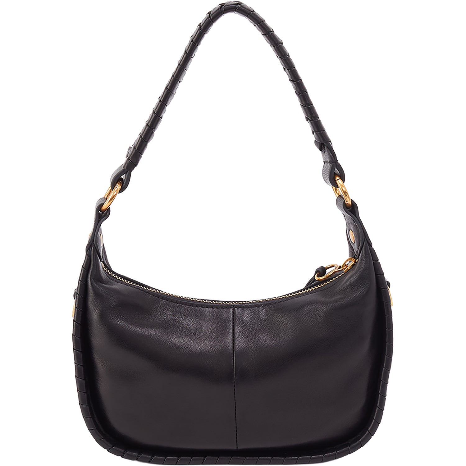 Womens Hobo Hobo Mia Crescent Small Hobo Handbag Black Black