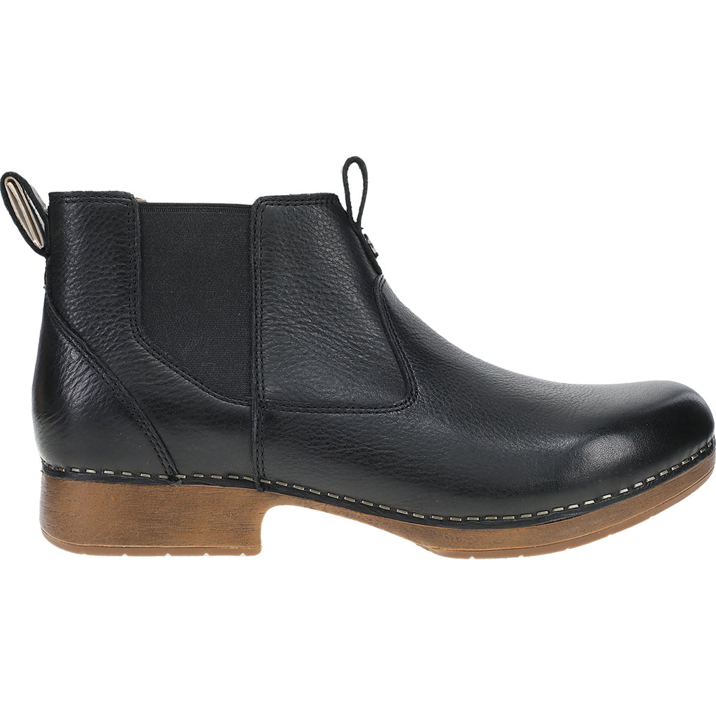 Women's Dansko Michele Black Waxy Milled