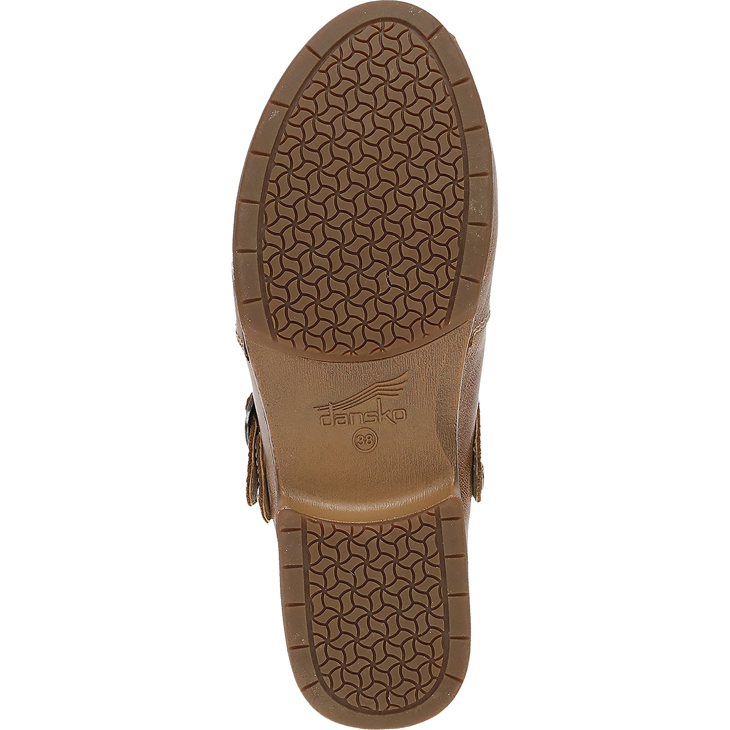 Womens Dansko Dansko Millie Women's Open Back Clogs Tan Waxy Brush Off Tan Waxy Brush Off