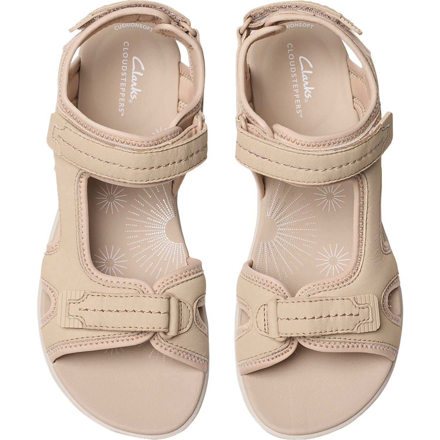 Womens Clarks Clarks Mira Free Women's Outdoor Sandals Sand Nubuck Sand Nubuck
