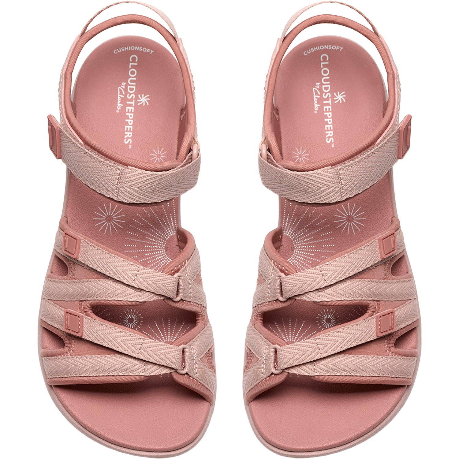Womens Clarks Clarks Mira Madi Women's Sandals Dusty Pink Dusty Pink
