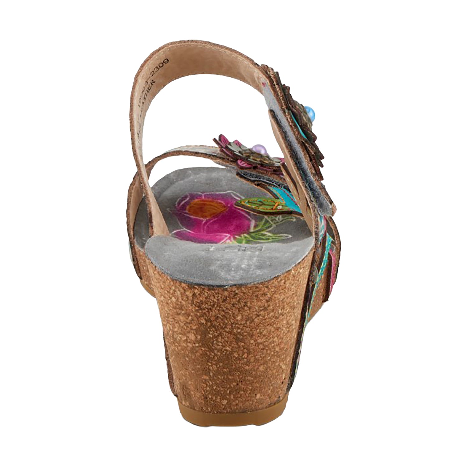 Womens L'artiste by spring step L'Artiste by Spring Step Moai Women's Sandals Grey Multi Grey Multi