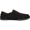 Mens Olukai OluKai Moloa Hulu II Men's Slippers Black/Black Black/Black