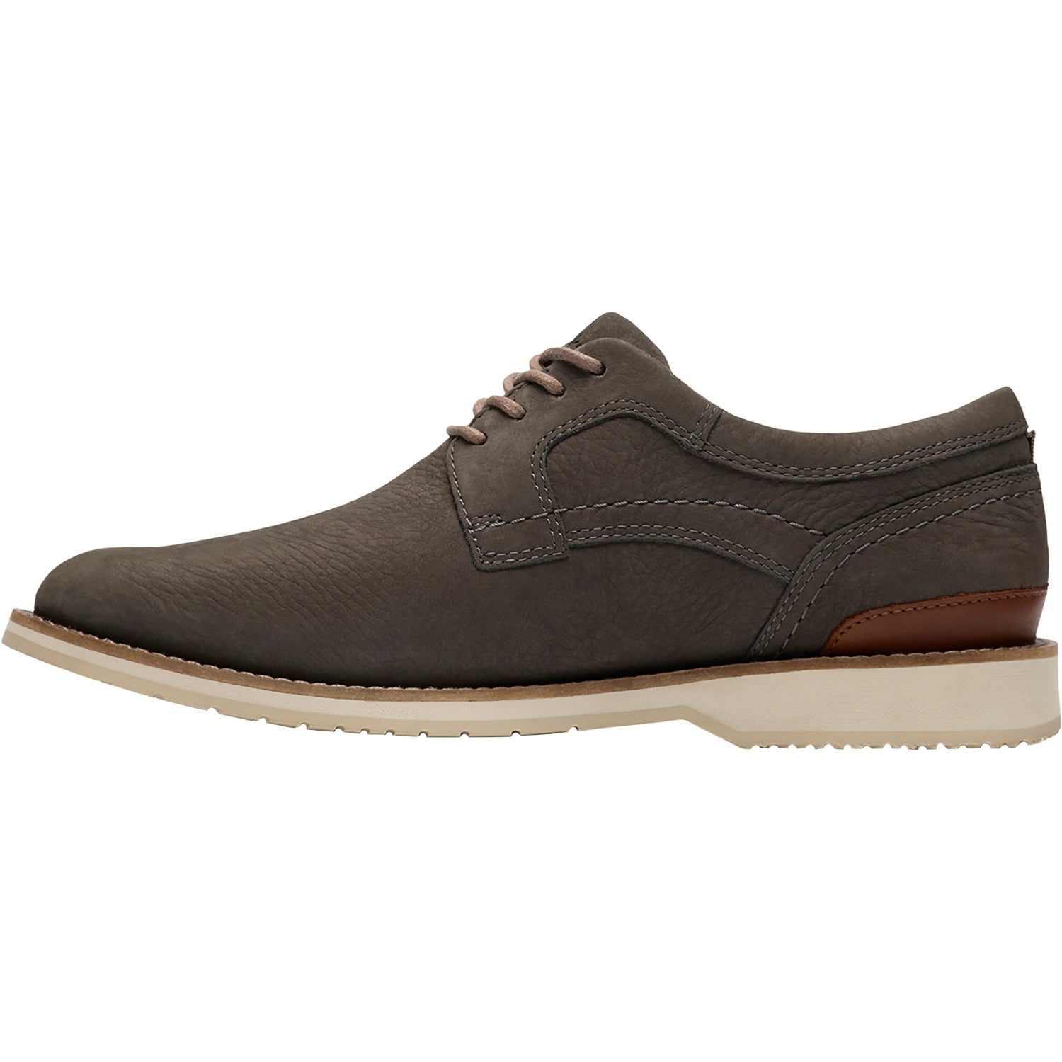 Mens Clarks Clarks Monahan Plain Men's Dress Shoes Stone Nubuck Stone Nubuck