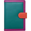 Womens Ili new york ili New York Multi Color Passport Wallet Paradise Multi Leather Paradise Multi Leather