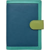 Womens Ili new york ili New York Multi Color Passport Wallet Serenity Multi Leather Serenity Multi
