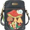  Chala Chala Mushroom Cellphone Crossbody Handbag Navy Navy