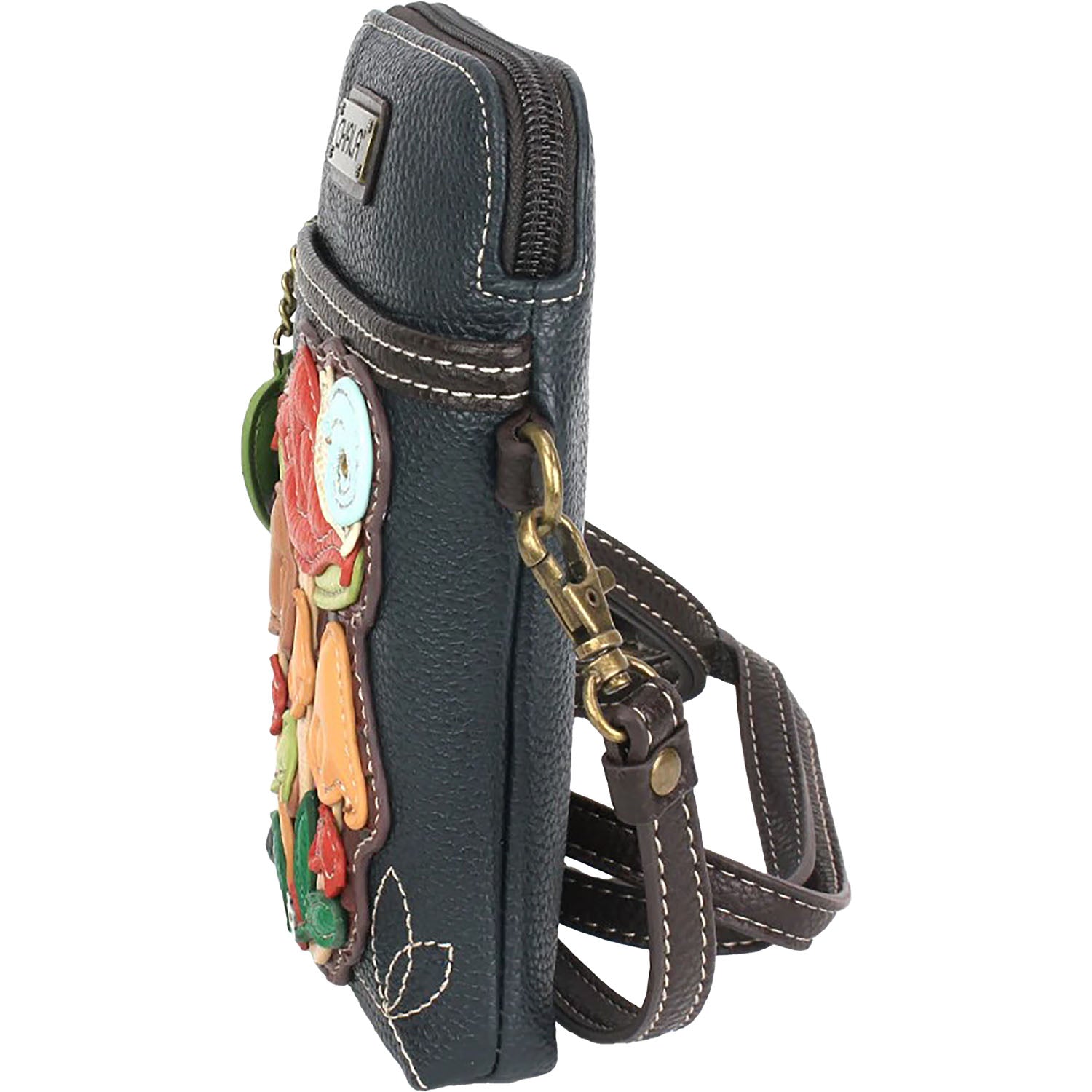 Chala Chala Mushroom Cellphone Crossbody Handbag Navy Navy
