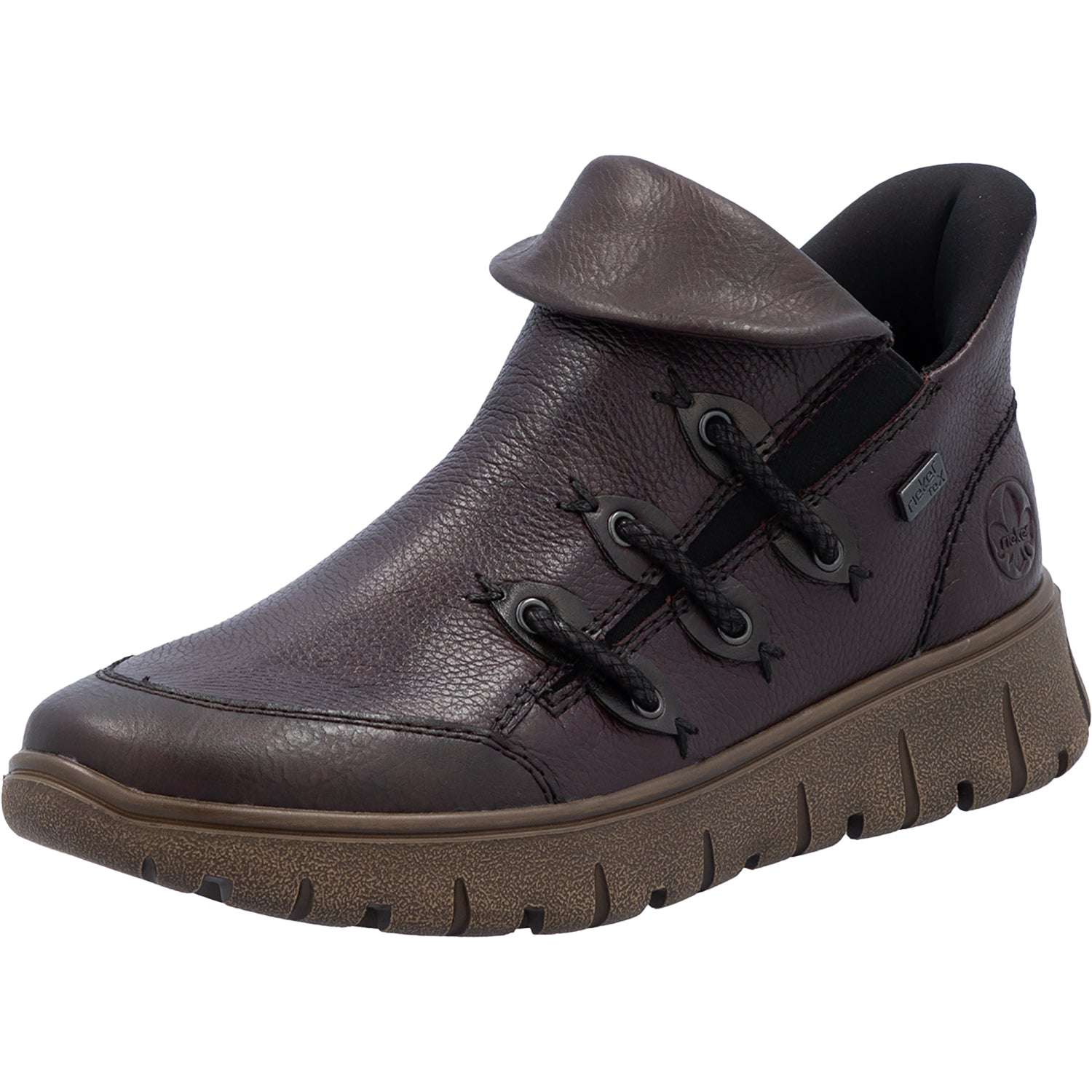 Womens Rieker Rieker N1353-35 Women's Boots Havanna/Cerise/Antik Leather Havanna/Cerise/Antik Leather
