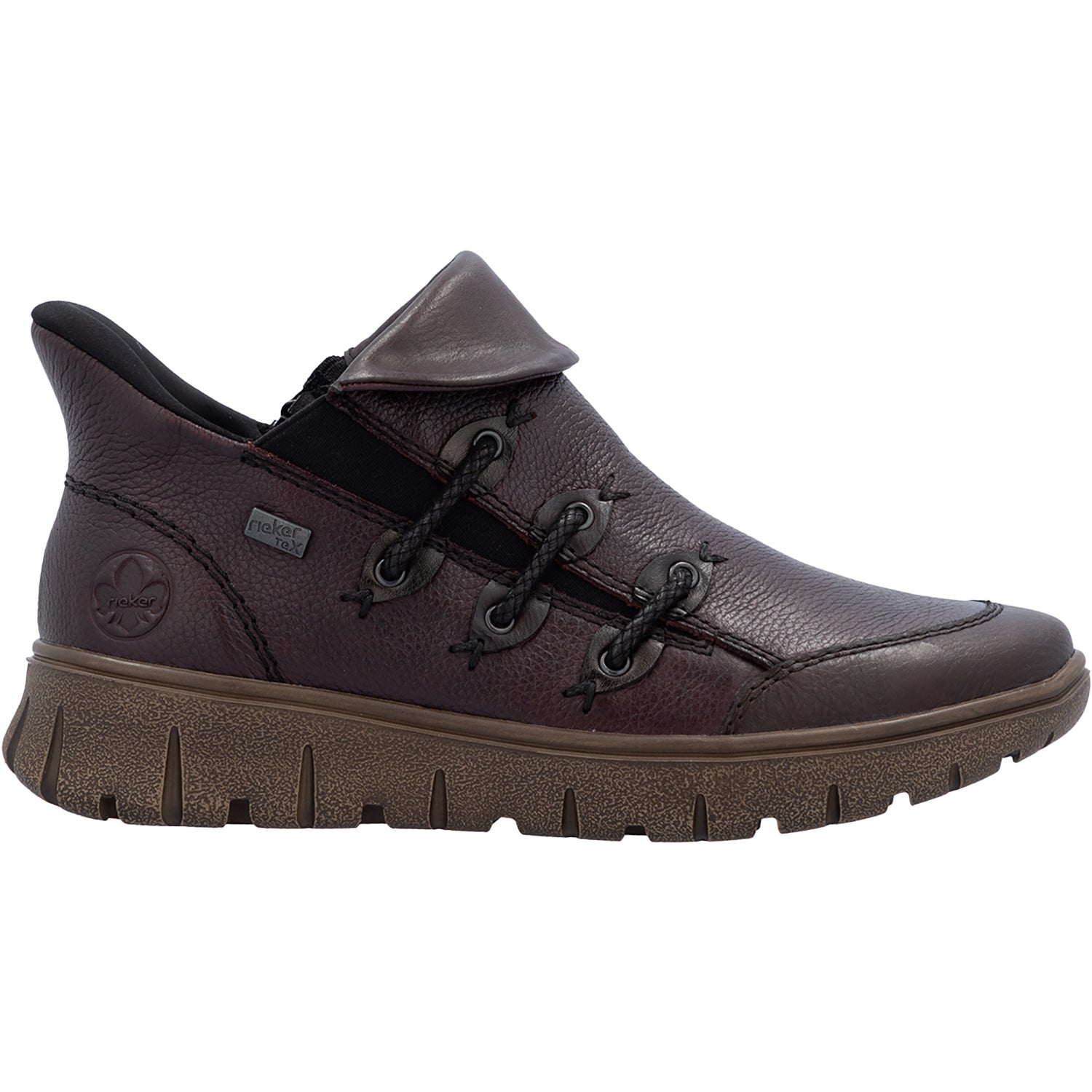 Womens Rieker Rieker N1353-35 Women's Boots Havanna/Cerise/Antik Leather Havanna/Cerise/Antik Leather