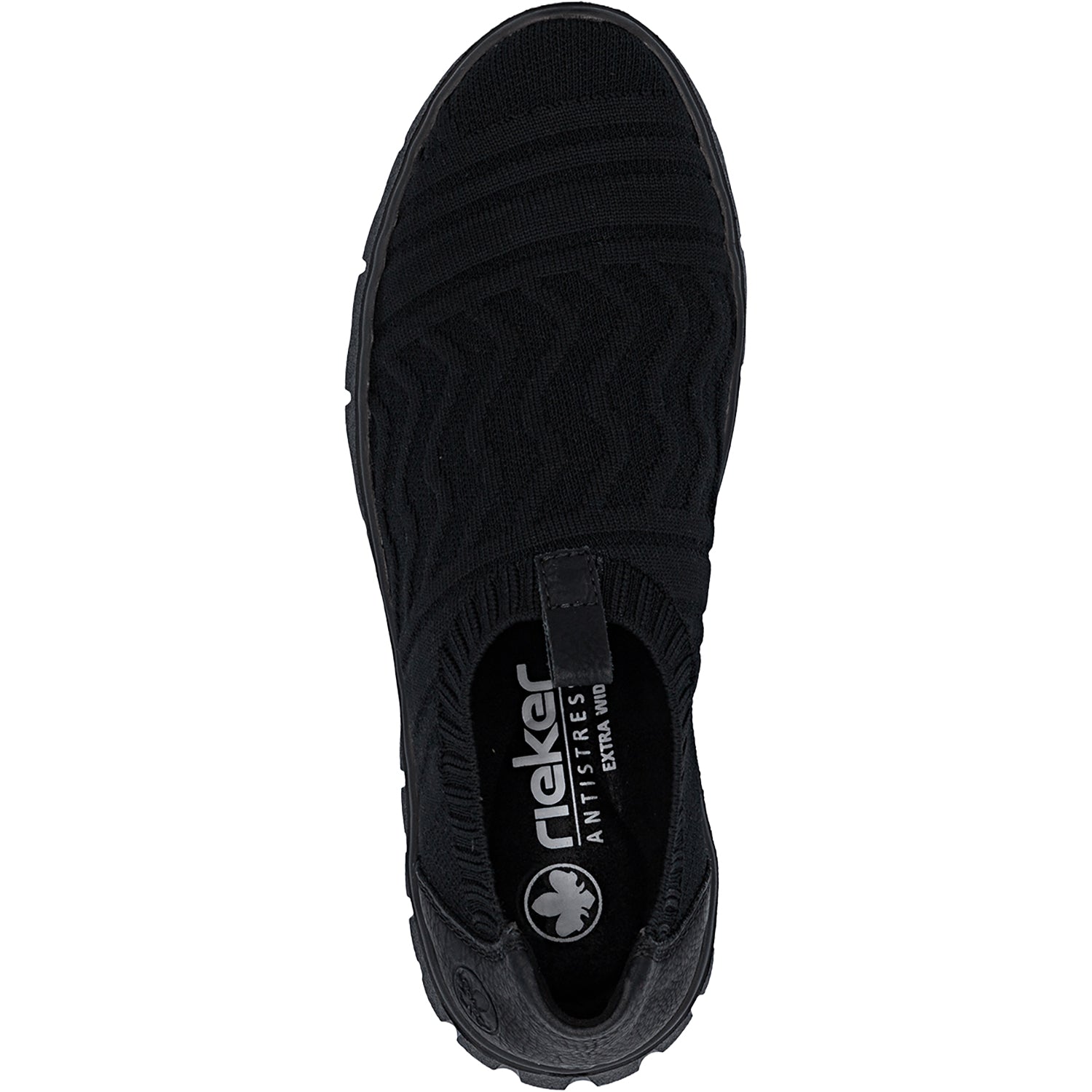 Womens Rieker Rieker N1354-00 Women's Casual Slip-Ons Schwarz/Schwarz Schwarz/Schwarz