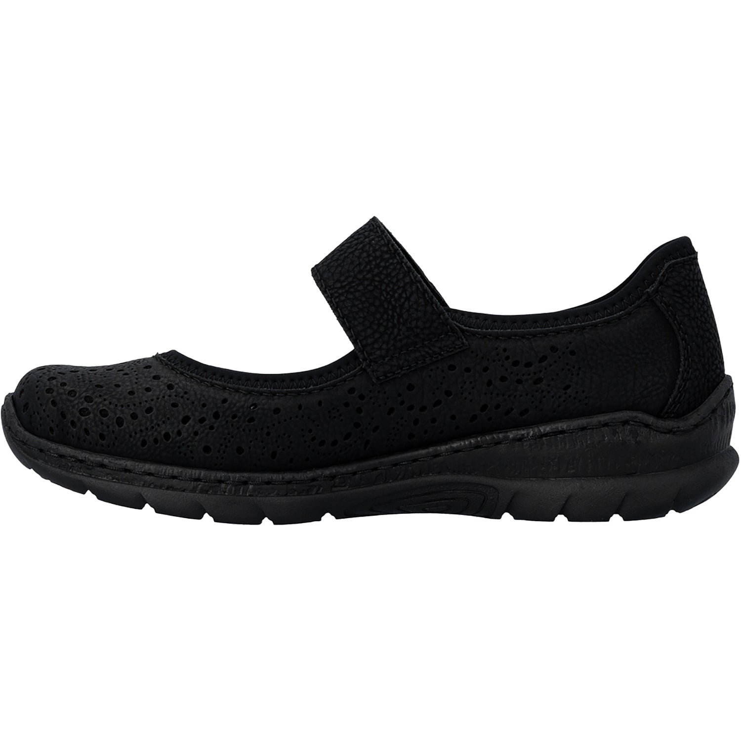 Womens Rieker Rieker N4299-00 Nikita 99 Women's Mary Janes Schwarz/Schwarz/Schwarz Schwarz/Schwarz/Schwarz