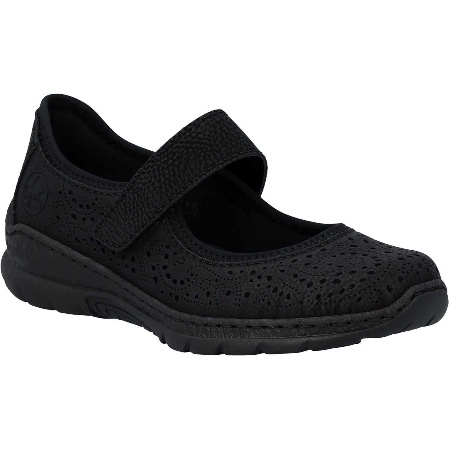 Womens Rieker Rieker N4299-00 Nikita 99 Women's Mary Janes Schwarz/Schwarz/Schwarz Schwarz/Schwarz/Schwarz