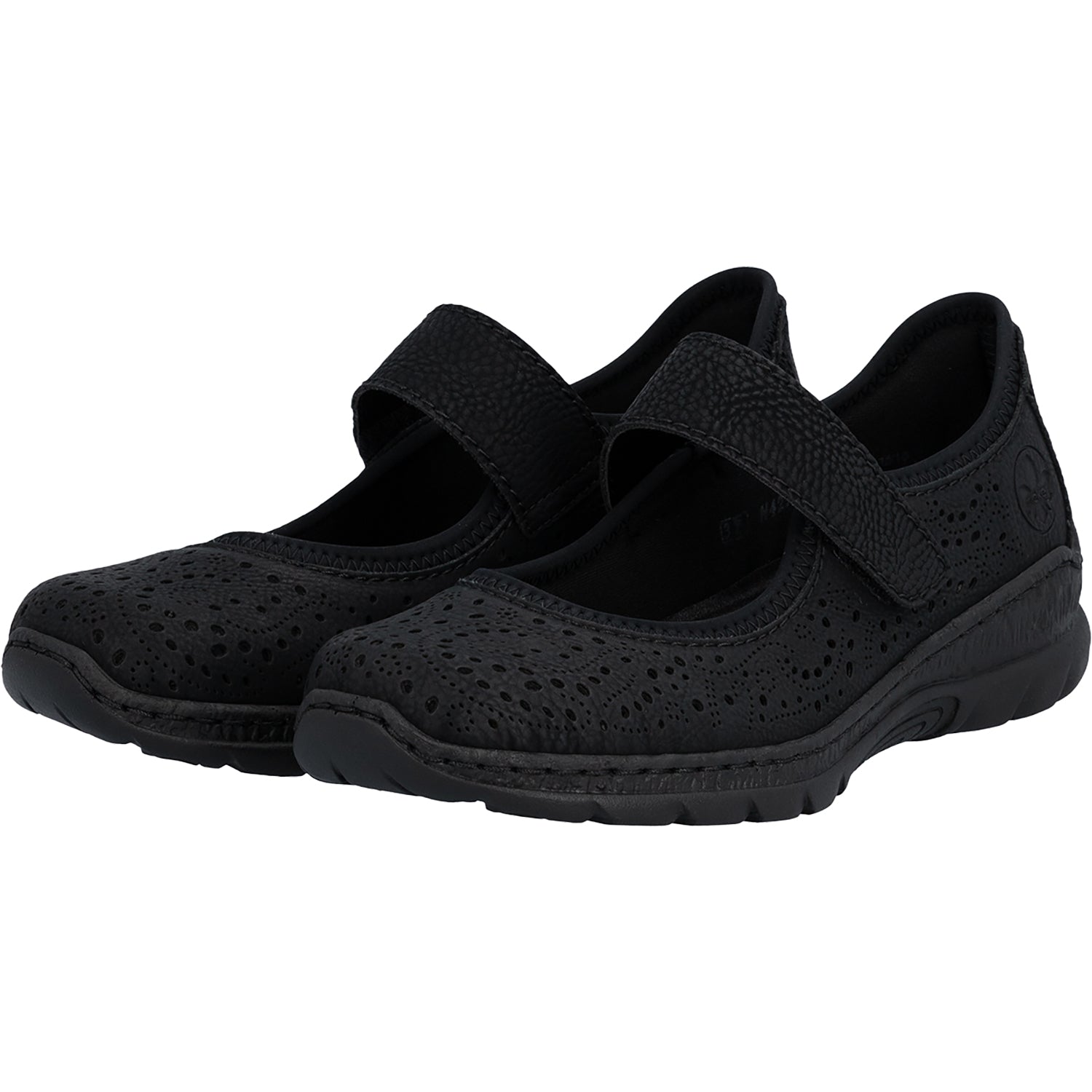 Womens Rieker Rieker N4299-00 Nikita 99 Women's Mary Janes Schwarz/Schwarz/Schwarz Schwarz/Schwarz/Schwarz
