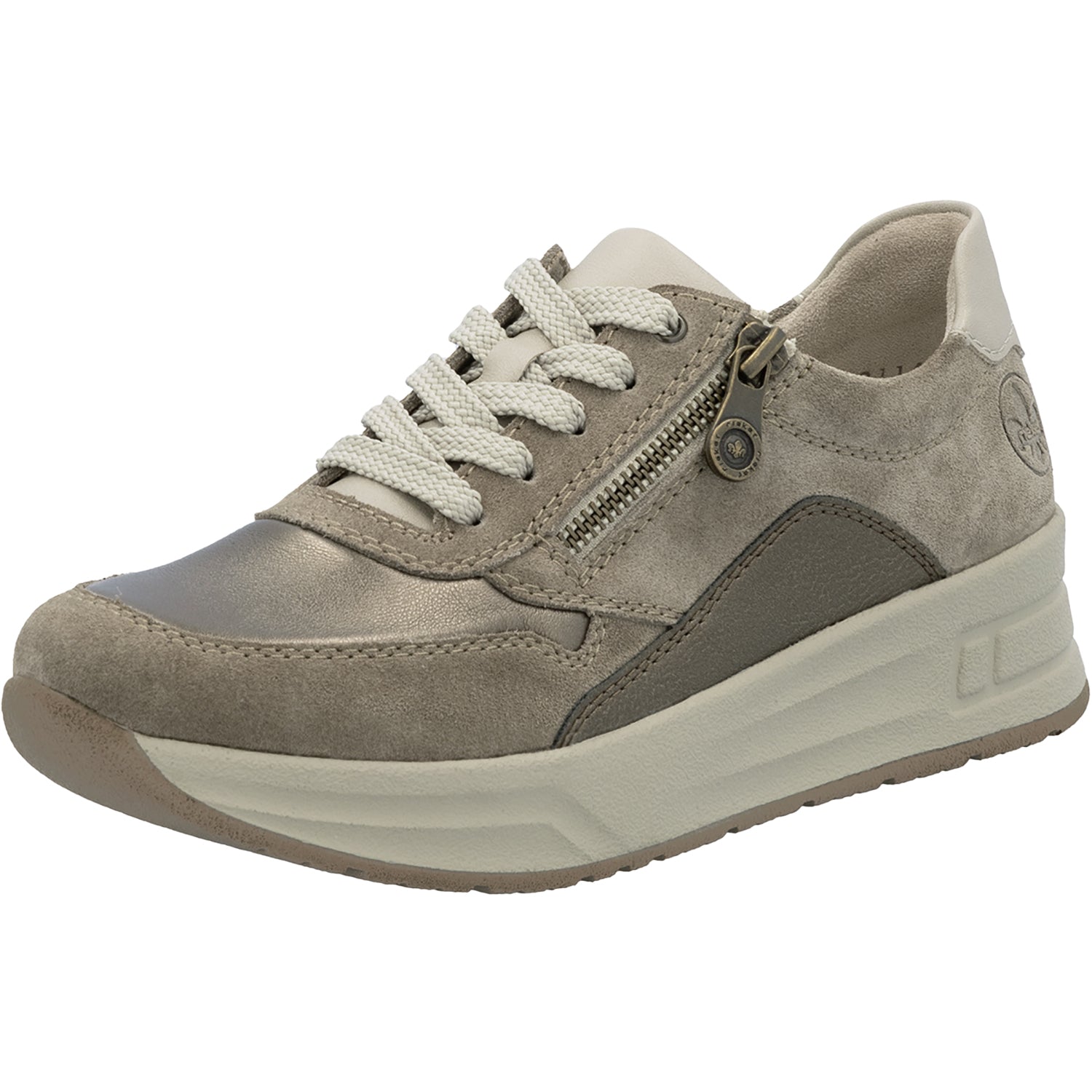 Womens Rieker Rieker N8114-61 Doerte Women's Lace Up Shoes Merino/Bronze/Lehu/Bronze Leather Merino/Bronze/Lehu/Bronze Leather
