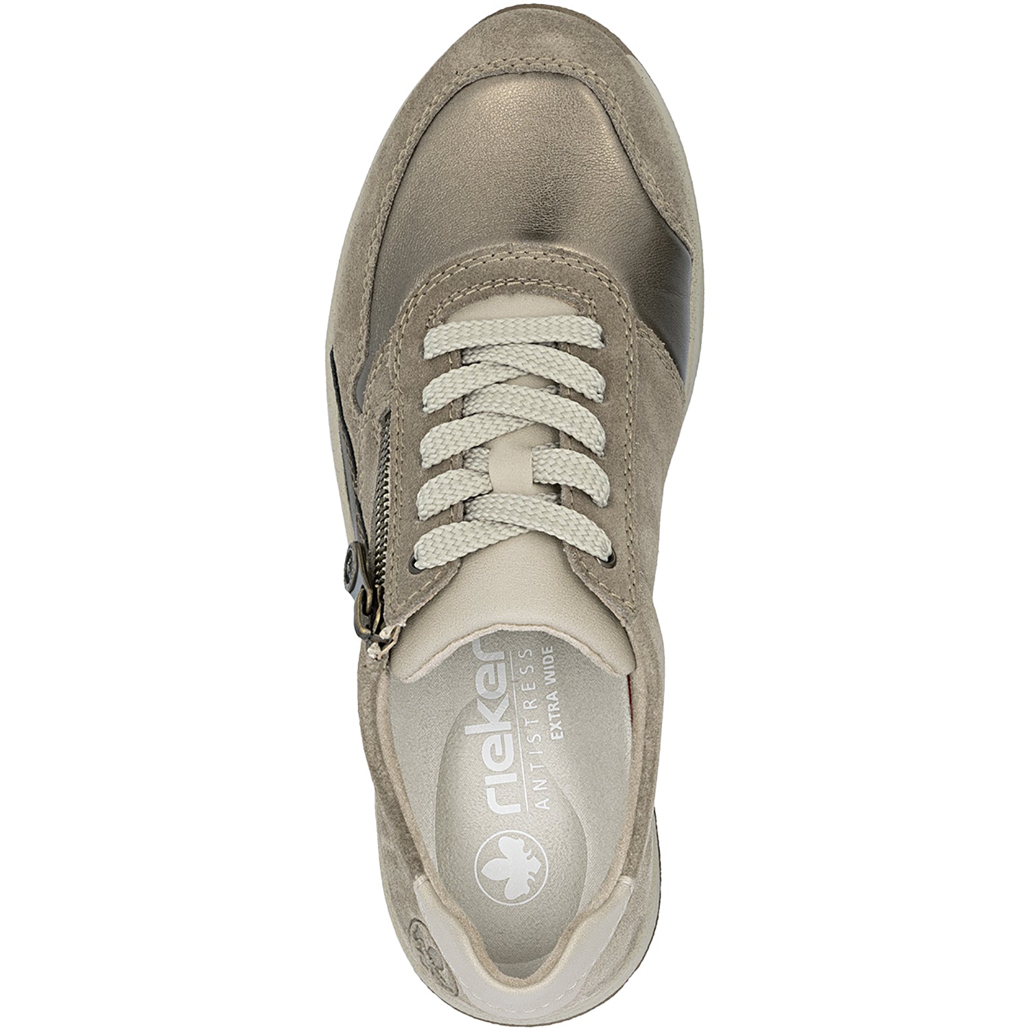 Womens Rieker Rieker N8114-61 Doerte Women's Lace Up Shoes Merino/Bronze/Lehu/Bronze Leather Merino/Bronze/Lehu/Bronze Leather