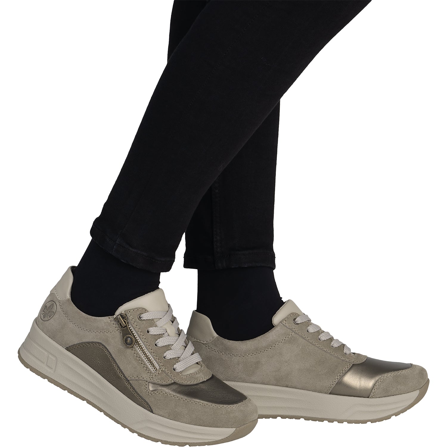 Womens Rieker Rieker N8114-61 Doerte Women's Lace Up Shoes Merino/Bronze/Lehu/Bronze Leather Merino/Bronze/Lehu/Bronze Leather