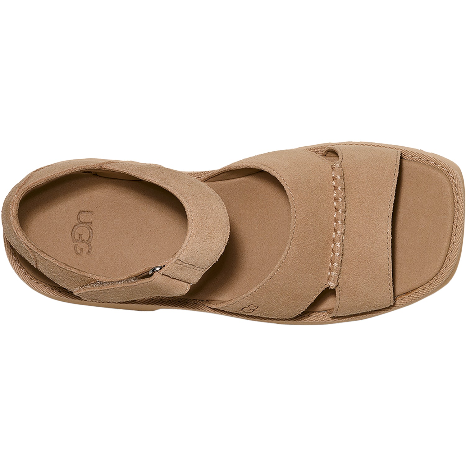 Womens Ugg UGG New Heights Ankle Strap Women's Sandals Mustard Seed Mustard Seed