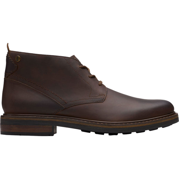Clarks Newford Mid Men's Boots Beeswax Leather – Footwear etc.