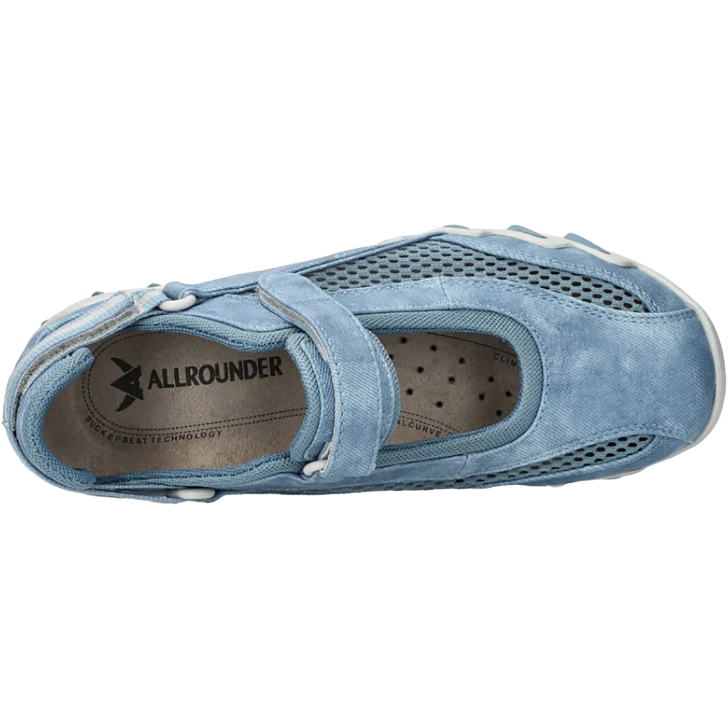 Womens Allrounder by mephisto Allrounder by Mephisto Niro Women's Athletic Shoes Blue Heaven Blue Heaven