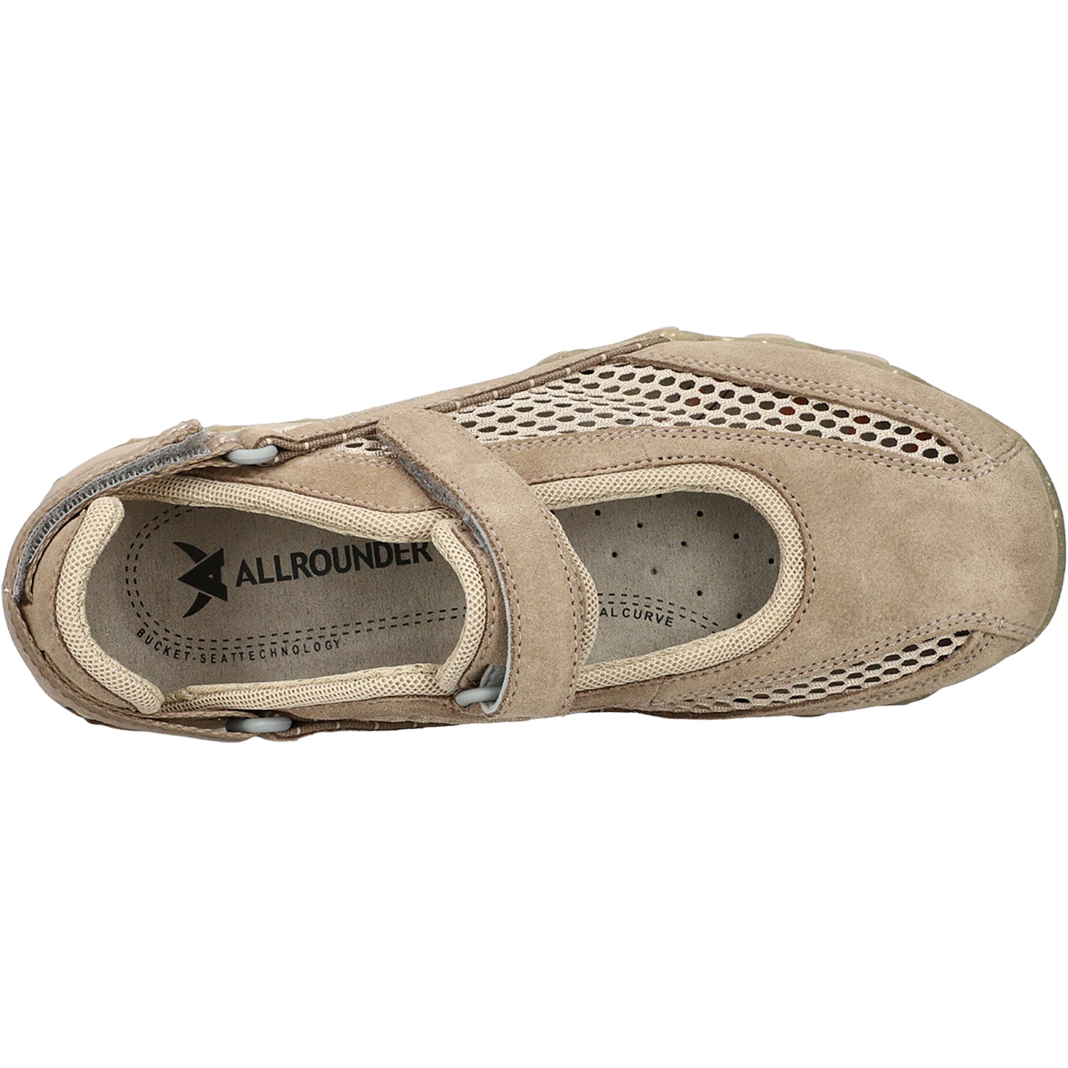 Womens Allrounder by mephisto Allrounder by Mephisto Niro Women's Athletic Athleisure Trail Hiking Shoes Tobacco Suede/Mesh Tobacco Suede/Mesh