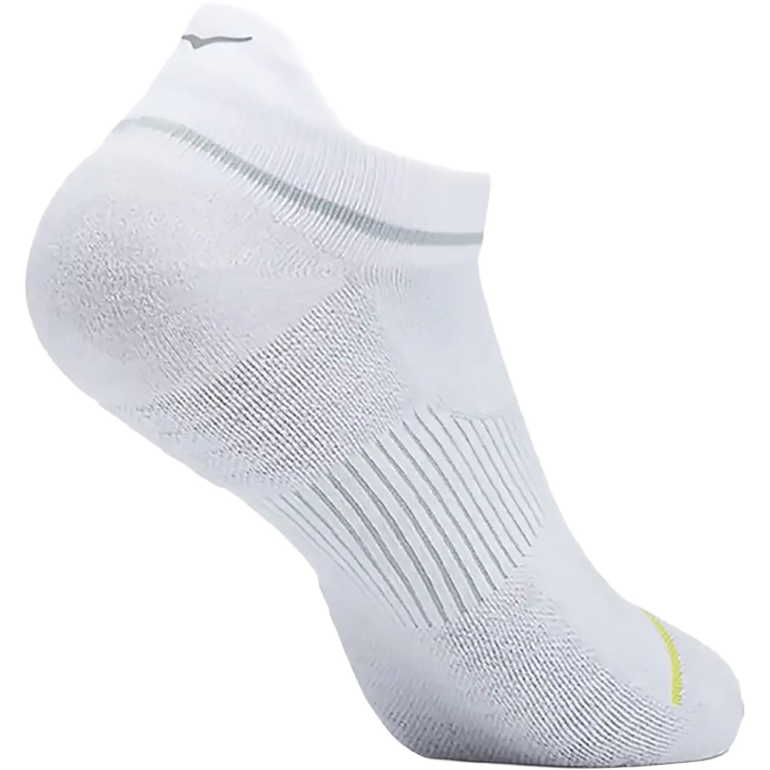 Mens Hoka one one Hoka No-Show Run 3-Pack Men's Socks White/Black/Grey White/Black/Grey