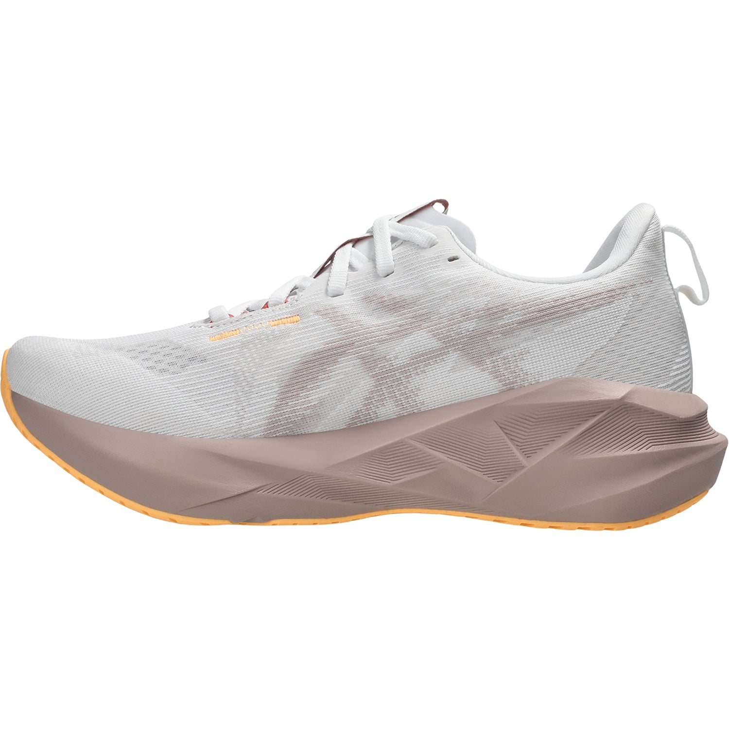 Womens Asics ASICS Novablast 5 (Neutral Support) Women's Athletic Shoes White/Fawn White/Fawn