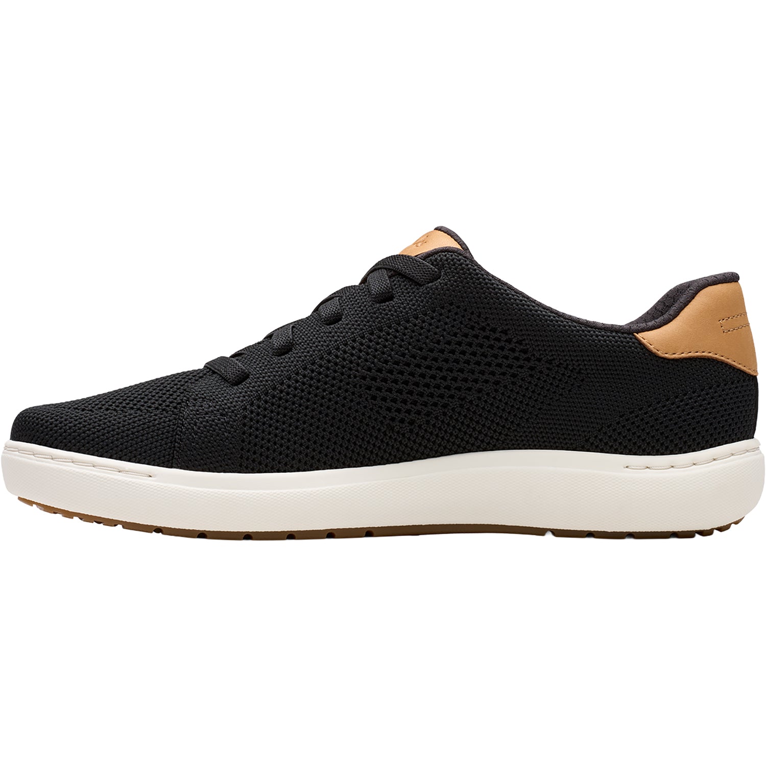 Womens Clarks Clarks Nalle Walk Women's Athletic Shoes & Athleisure Shoes Black Knit Black Knit