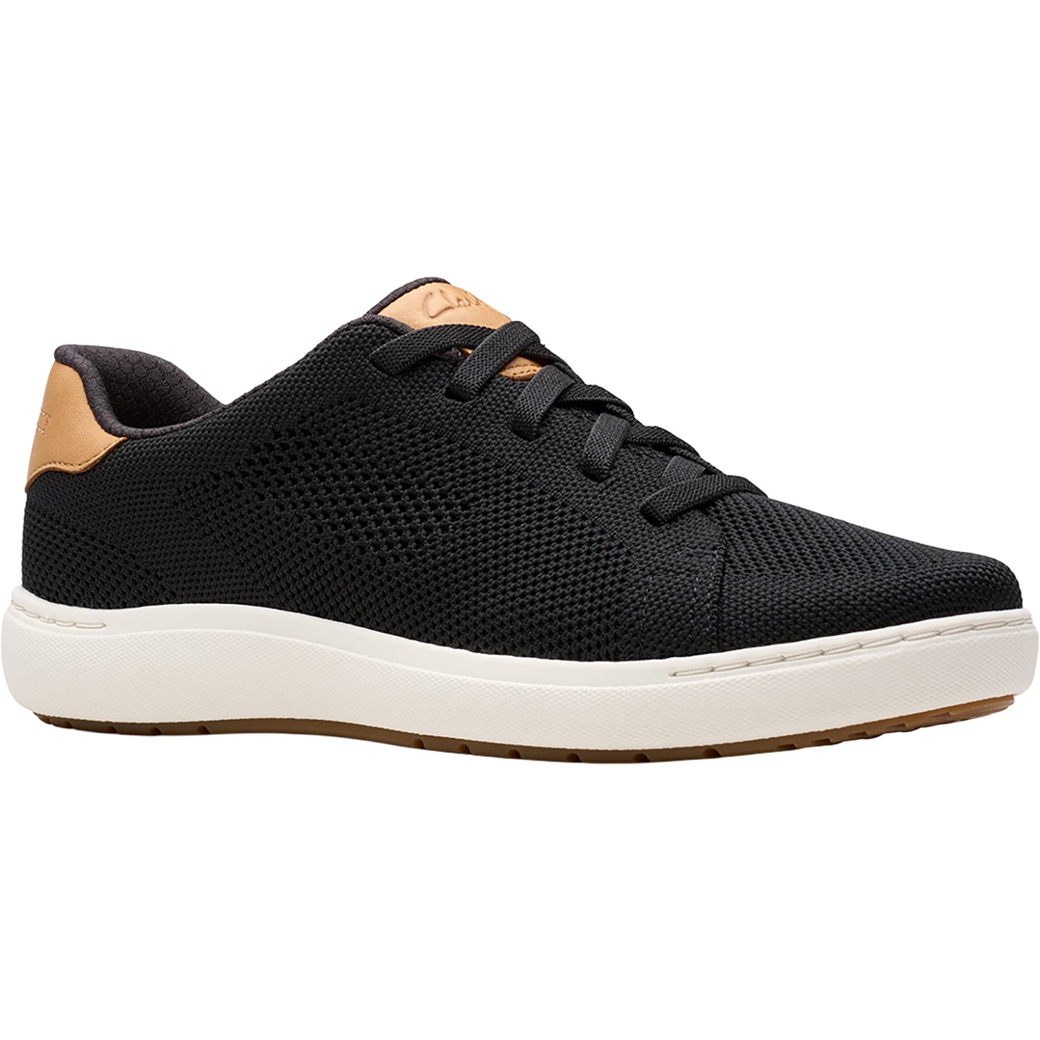 Womens Clarks Clarks Nalle Walk Women's Athletic Shoes & Athleisure Shoes Black Knit Black Knit