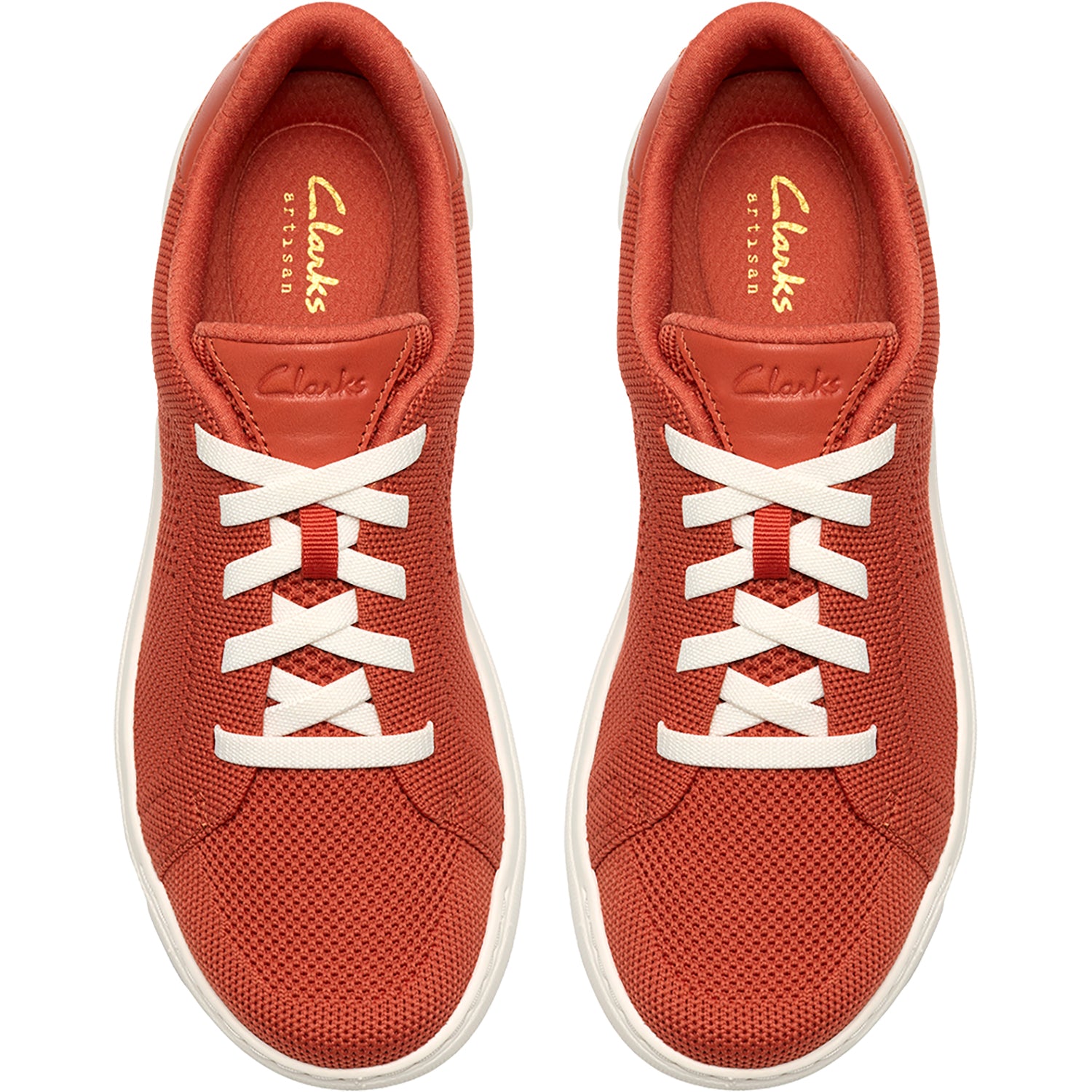 Womens Clarks Clarks Nalle Walk Women's Orange Knit Orange Knit