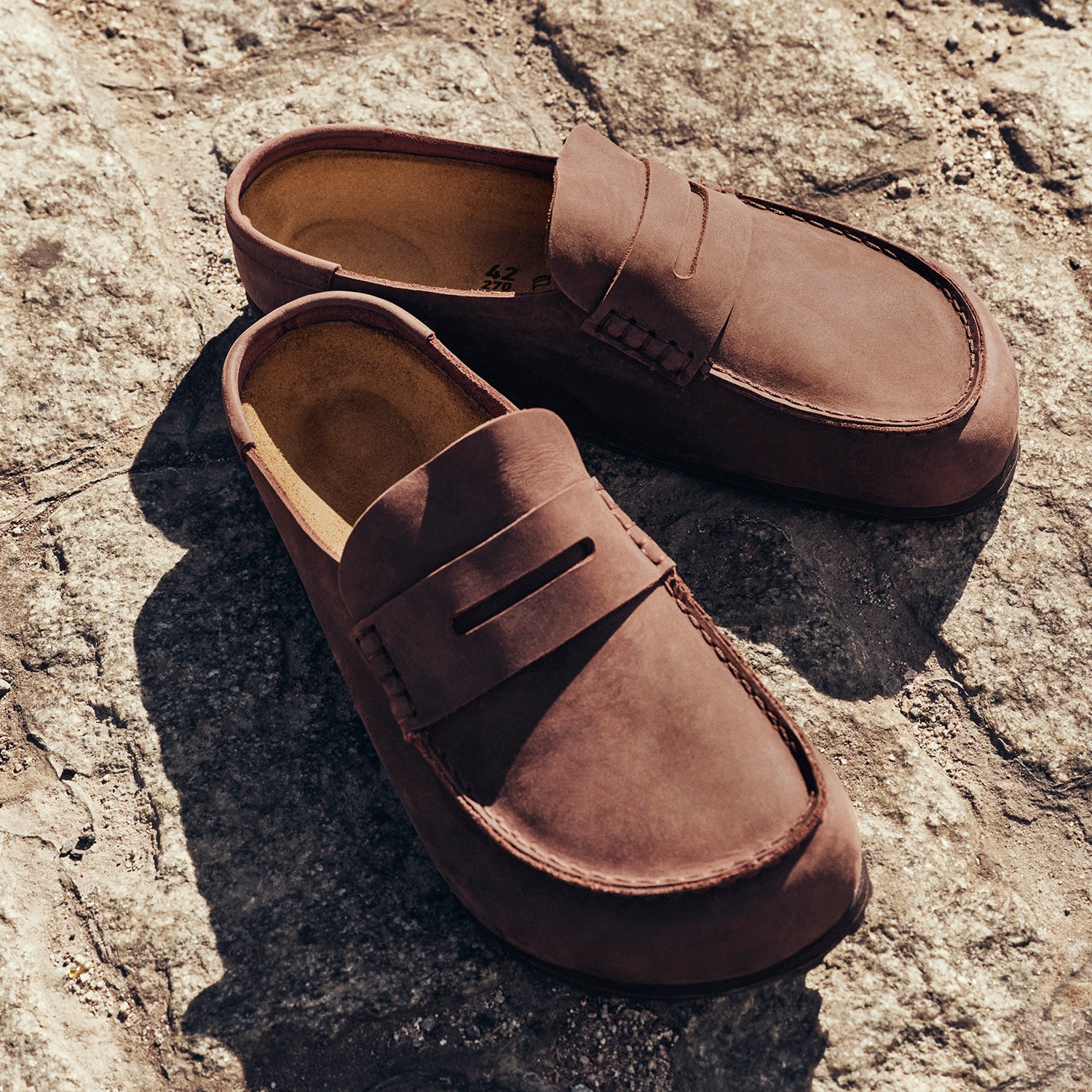 靴 BIRKENSTOCK Naples Wrapped Birkenstock Naples Wrapped Suede - 1029672-GRY