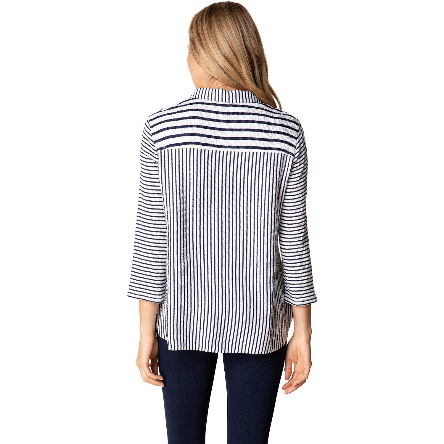 Womens Habitat Habitat Next in Line Shirt Women's Long-Sleeve Top Navy Navy