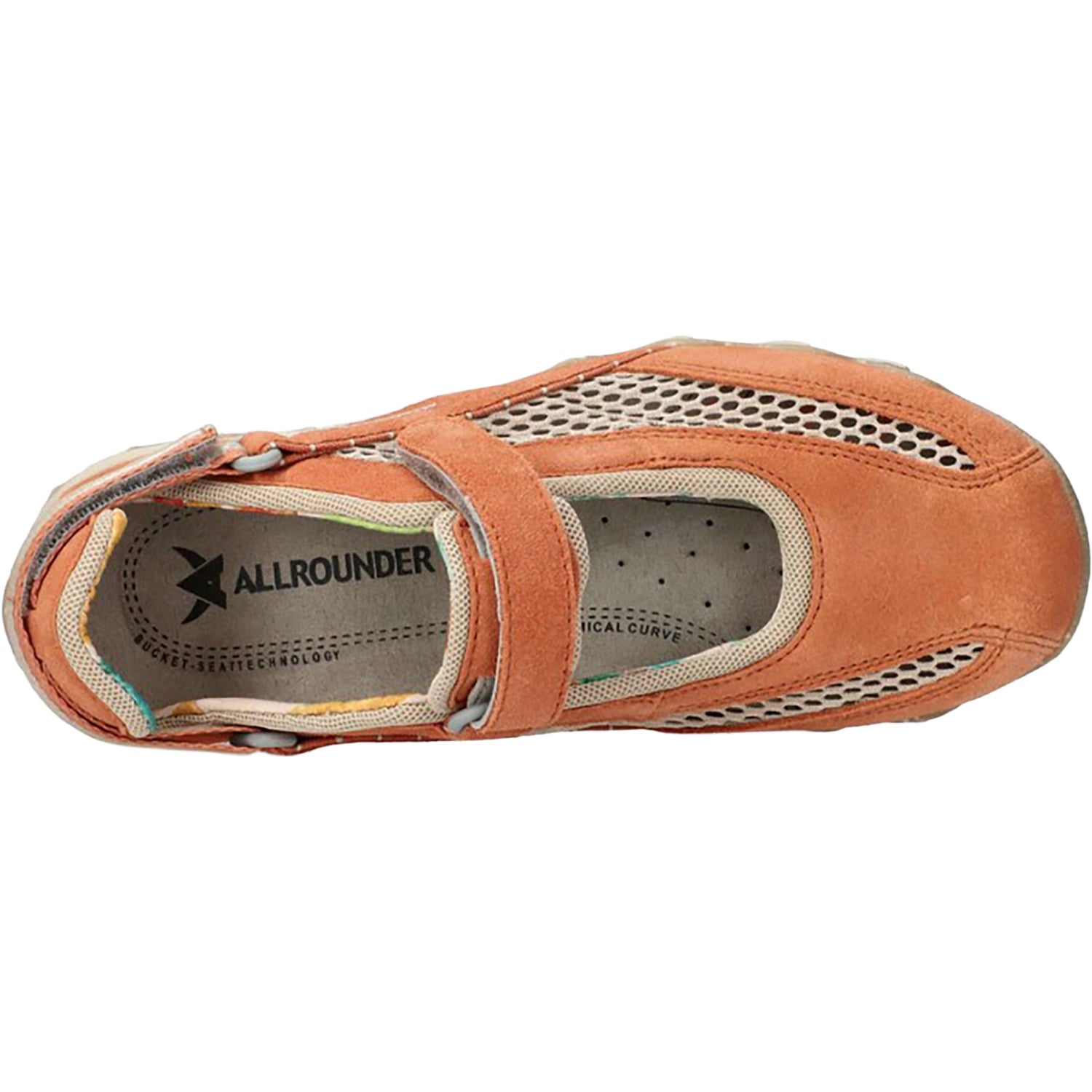 Womens Allrounder by mephisto Allrounder by Mephisto Niro Women's Trail Hiking Shoes Caramello Suede/Mesh Caramello Suede/Mesh