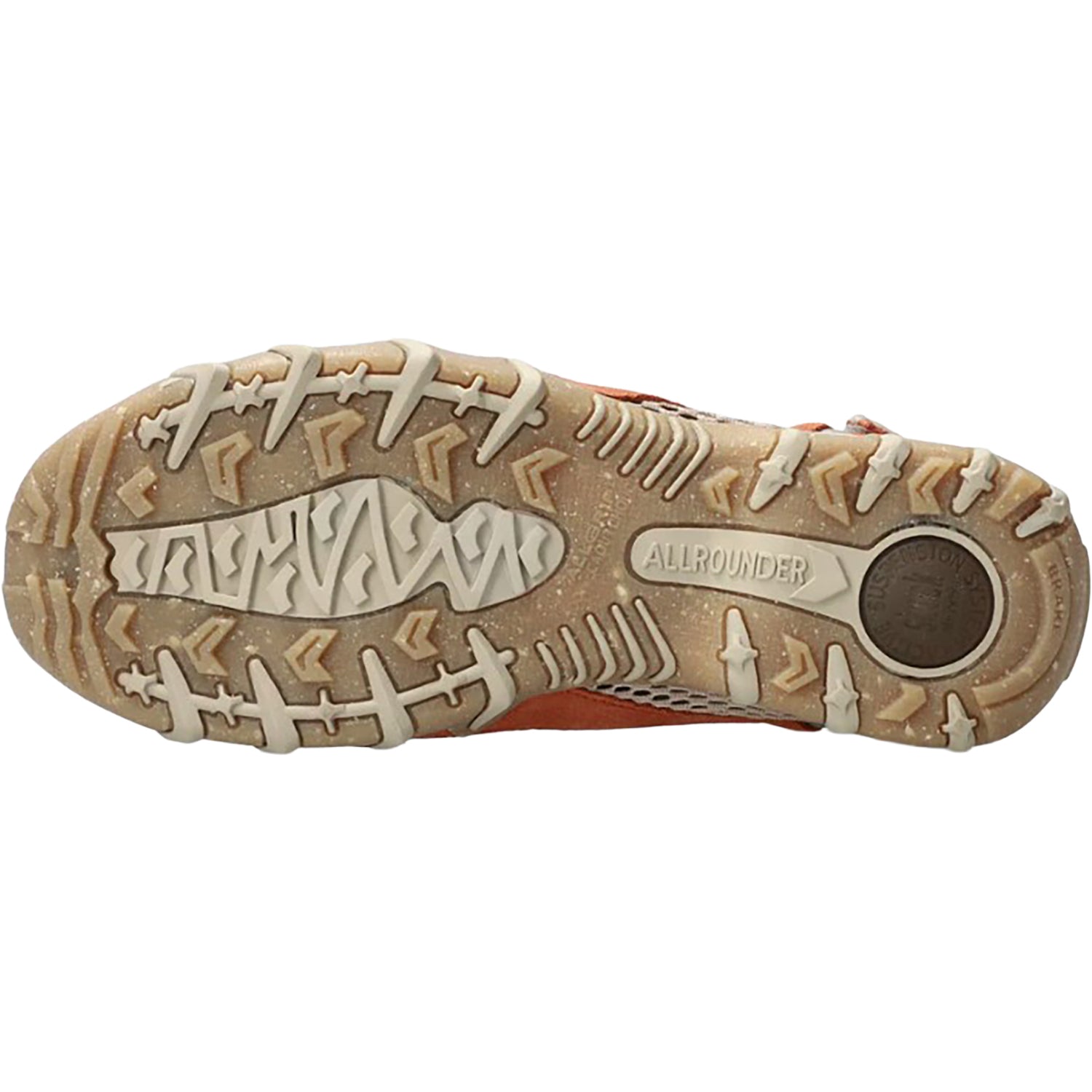 Womens Allrounder by mephisto Allrounder by Mephisto Niro Women's Trail Hiking Shoes Caramello Suede/Mesh Caramello Suede/Mesh
