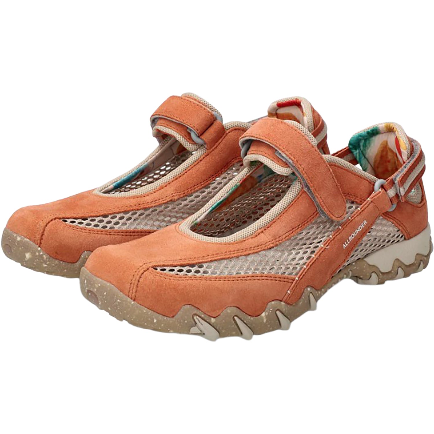 Womens Allrounder by mephisto Allrounder by Mephisto Niro Women's Trail Hiking Shoes Caramello Suede/Mesh Caramello Suede/Mesh