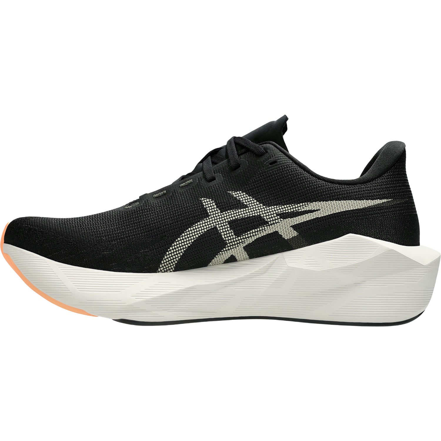 Mens Asics ASICS Novablast 6 Men's Athletic Shoes Black/Khaki (Neutral Support) Black/Khaki
