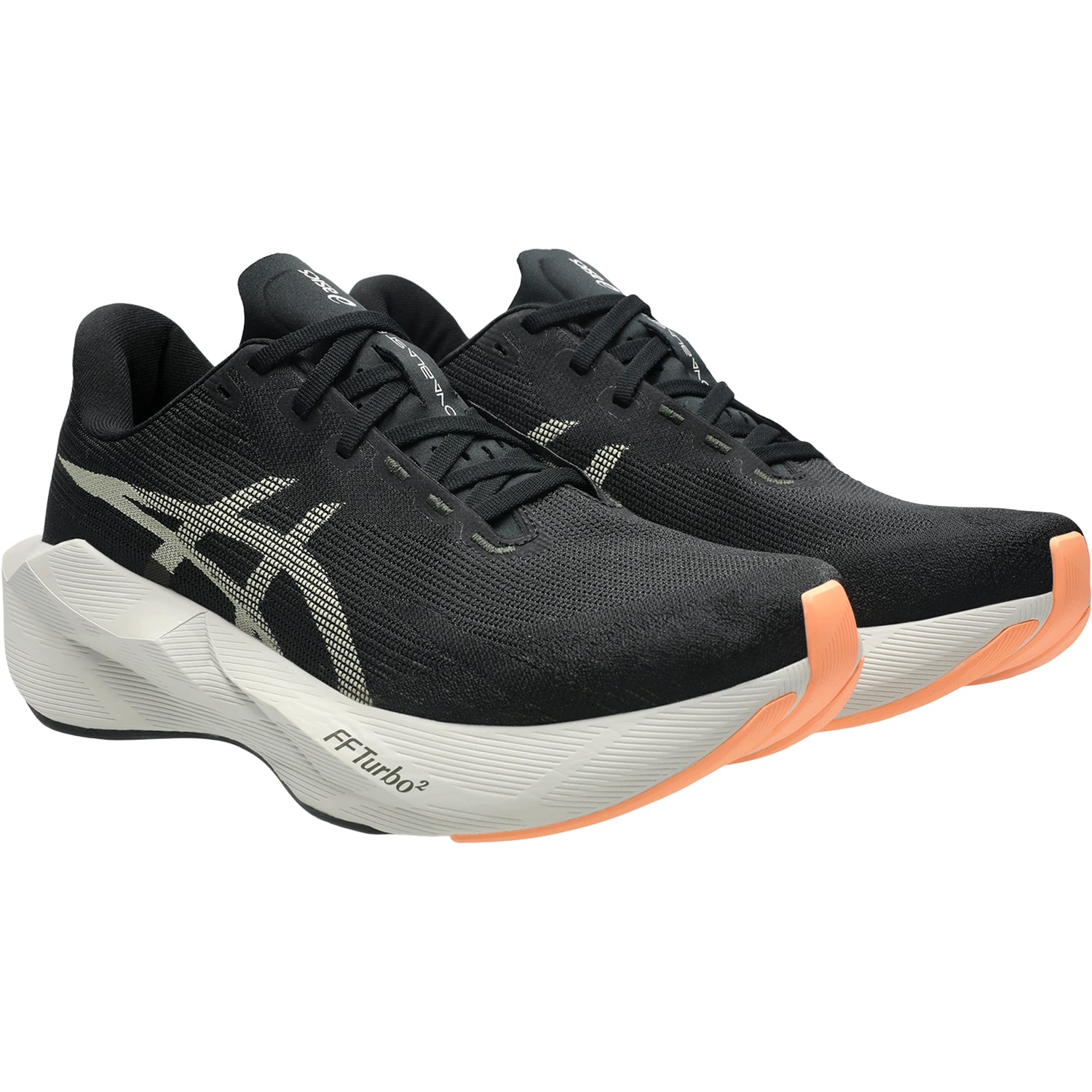 Mens Asics ASICS Novablast 6 Men's Athletic Shoes Black/Khaki (Neutral Support) Black/Khaki