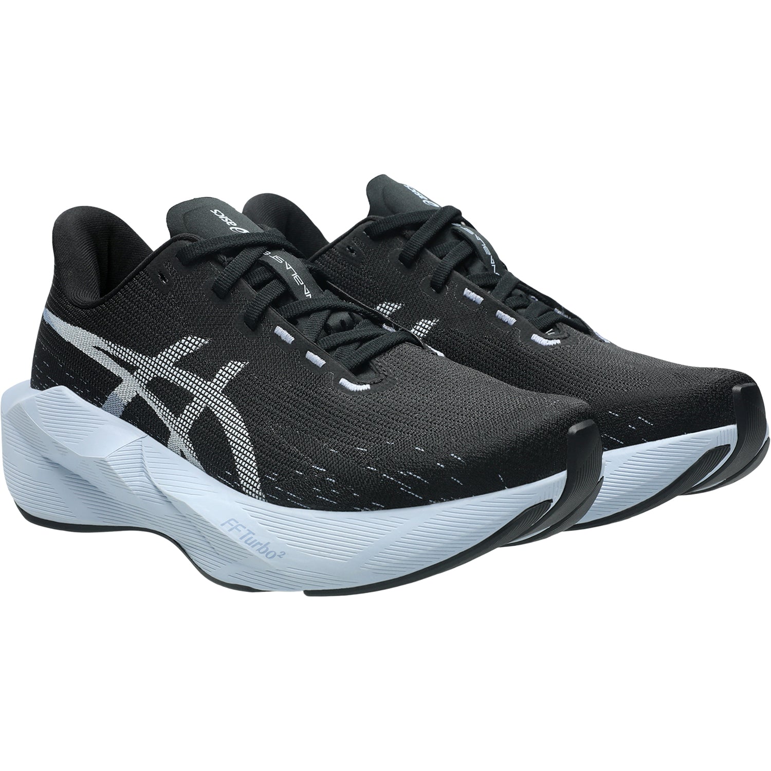 Womens Asics ASICS Novablast 6 Women's Athletic Shoes Black/Solid Air (Neutral Support) Black/Solid Air