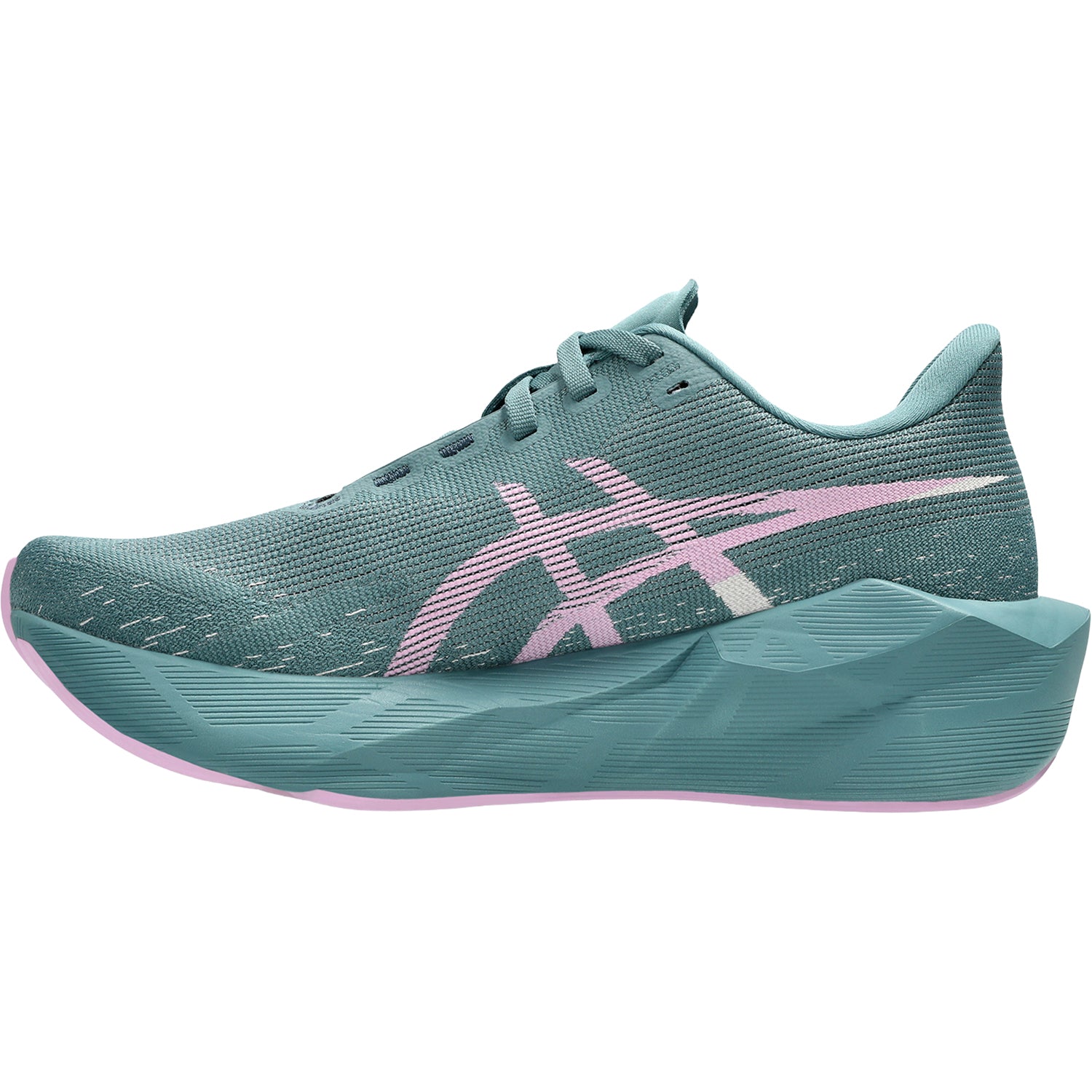 Womens Asics ASICS Novablast 6 Women's Athletic Shoes Foggy Teal/Hazy Lilac (Neutral Support) Foggy Teal/Hazy Lilac