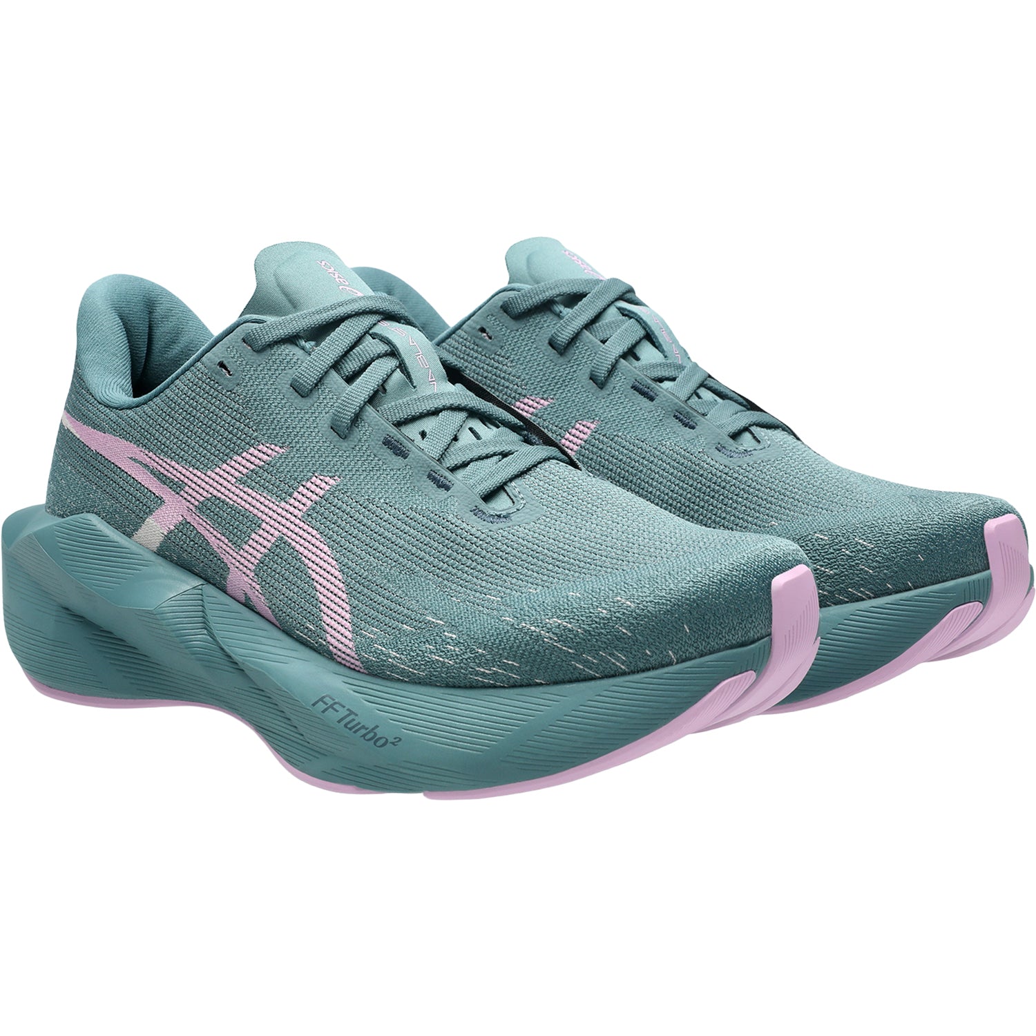 Womens Asics ASICS Novablast 6 Women's Athletic Shoes Foggy Teal/Hazy Lilac (Neutral Support) Foggy Teal/Hazy Lilac