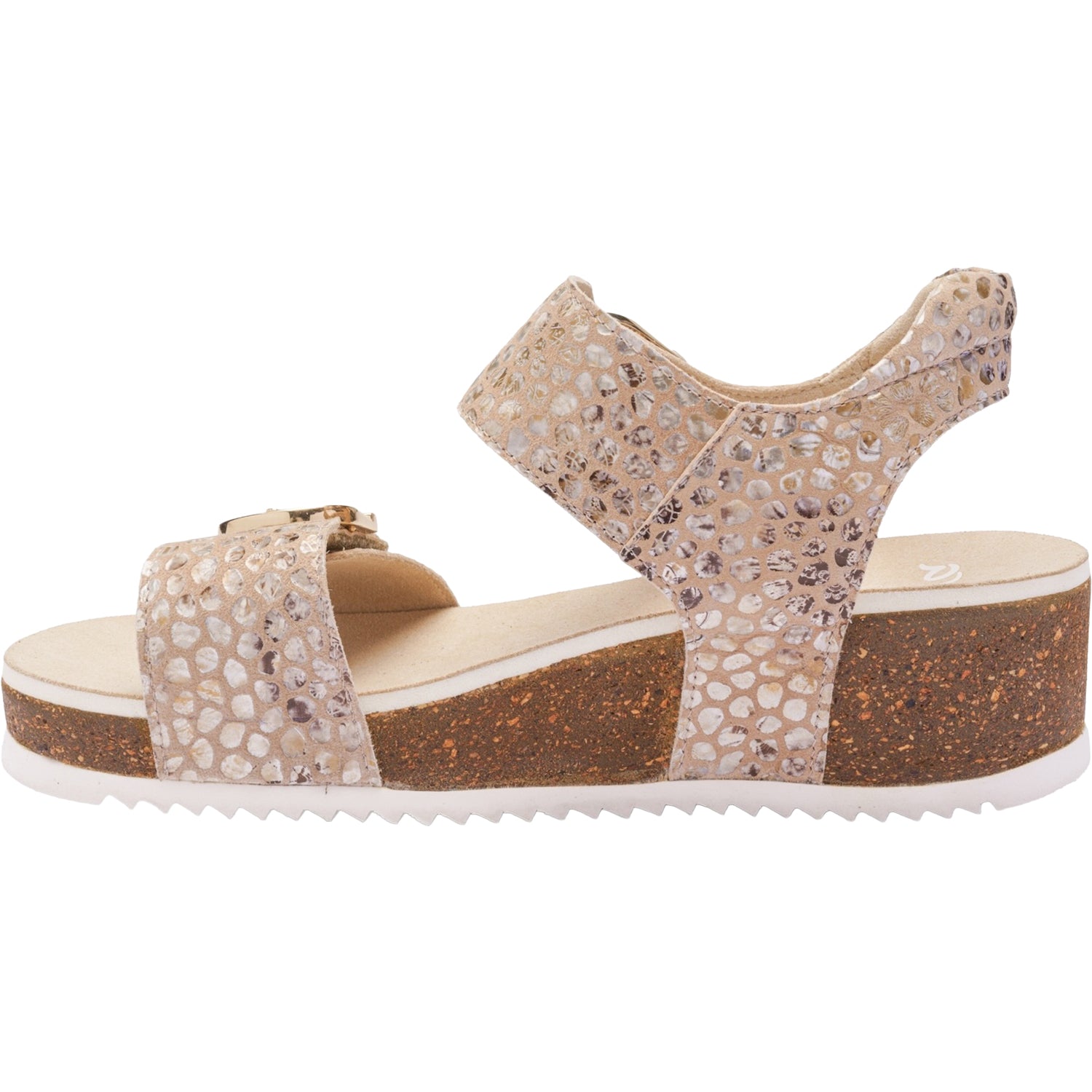 Womens Ara shoes Ara Nova Women's Wedge Sandals Camel Konfettikid Leather Camel Konfettikid Leather
